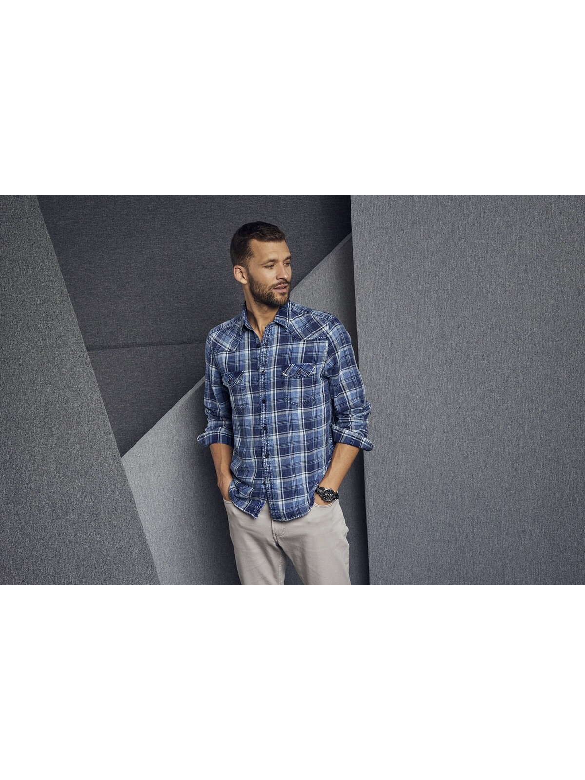 Babista Langarmhemd »Hemd FRANLONO«, (1 tlg.), im Used-Look