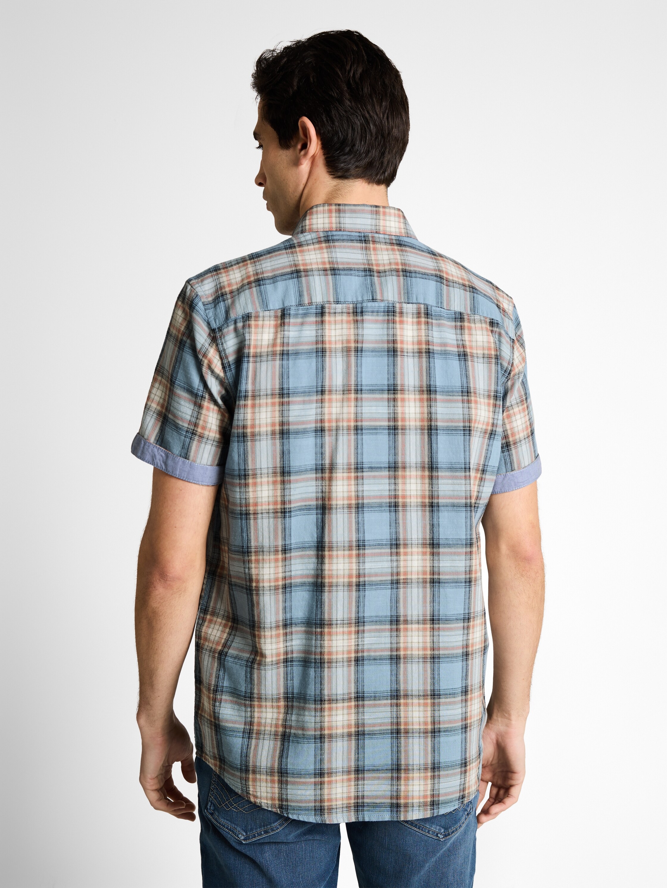 TOM TAILOR Kurzarmhemd mit Karo Muster