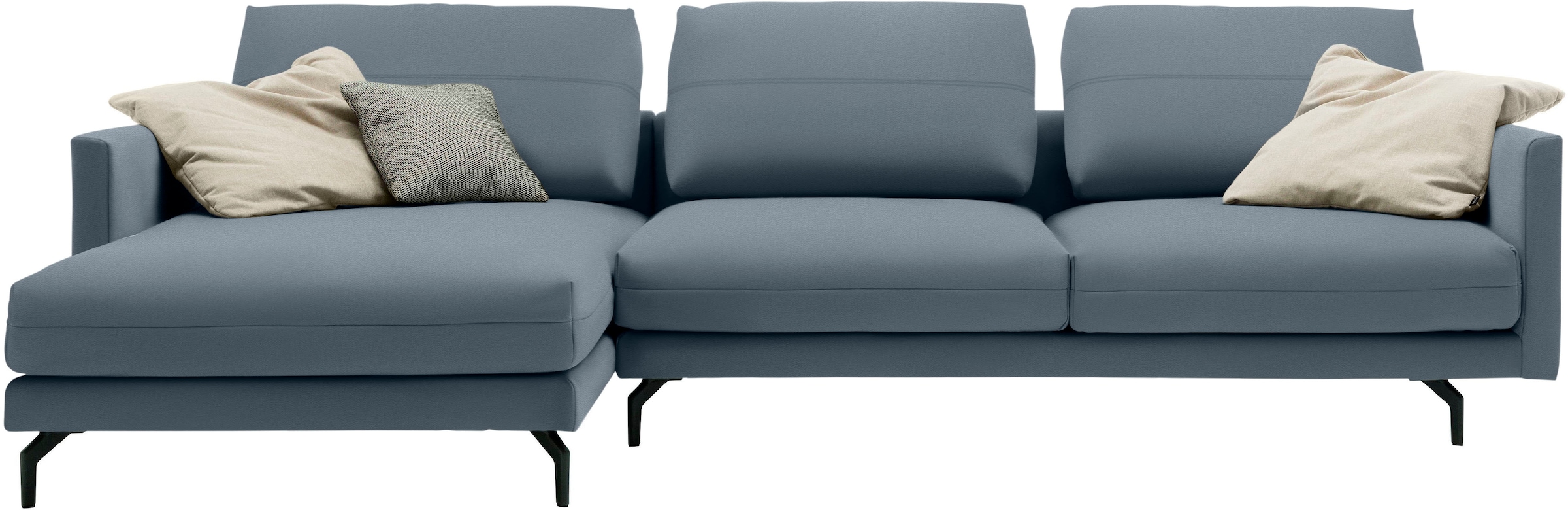 Creation BY ROLF BENZ Ecksofa »CR.414, Designecksofa, Polsterecke, L-Form«, wahlweise aus feinstem Rindsleder oder hochwertigem Chenille