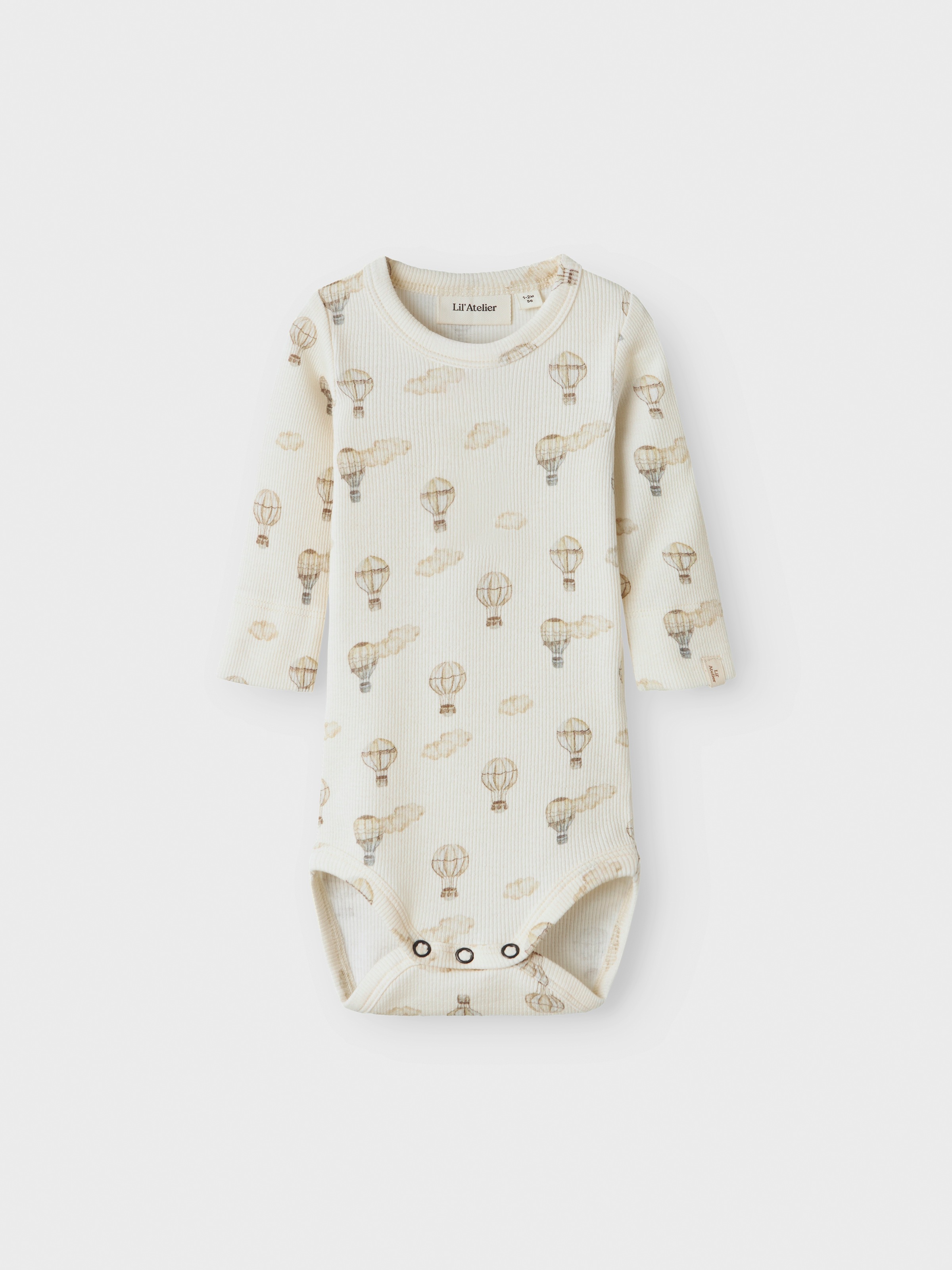Lil' Atelier Langarmbody »NBNGAVO EMO LS SLIM BODY LIL NOOS« weiche Jersey Rippqualität