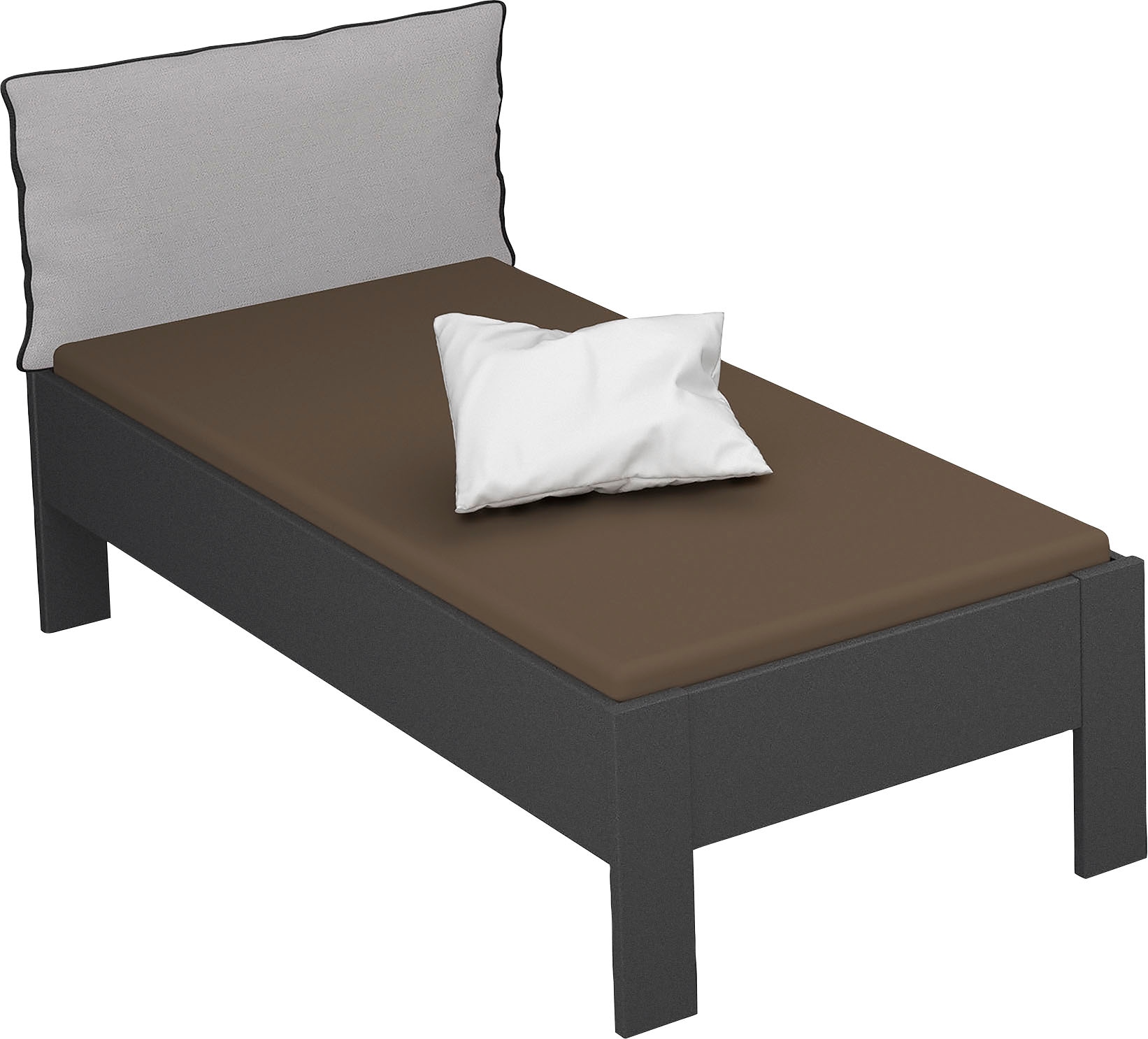 rauch Futonbett »Aditio«, Kopfteil Webstoff mit abgesetztem Keder