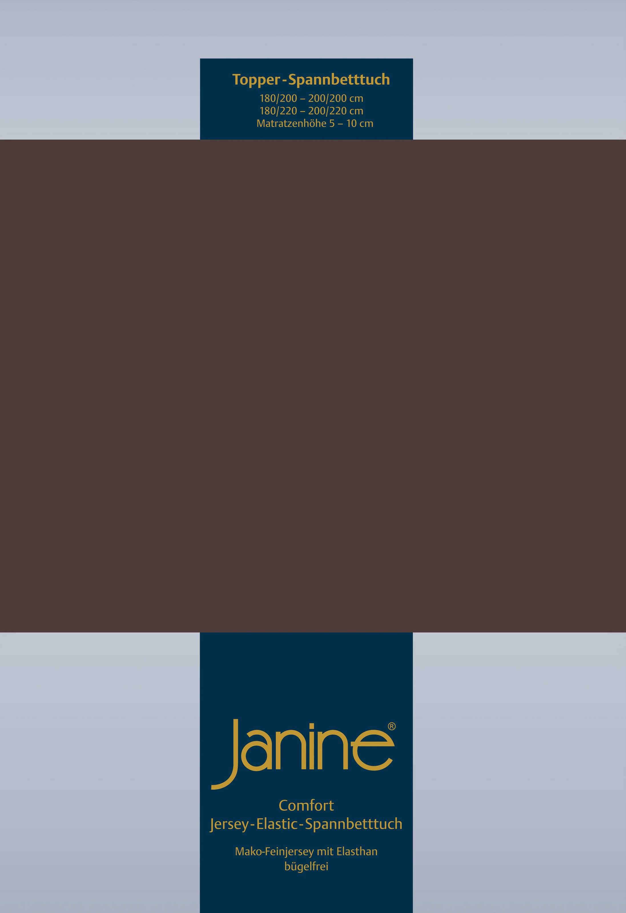 Janine Spannbettlaken »TOPPER 5001« mit Rundumgummizug