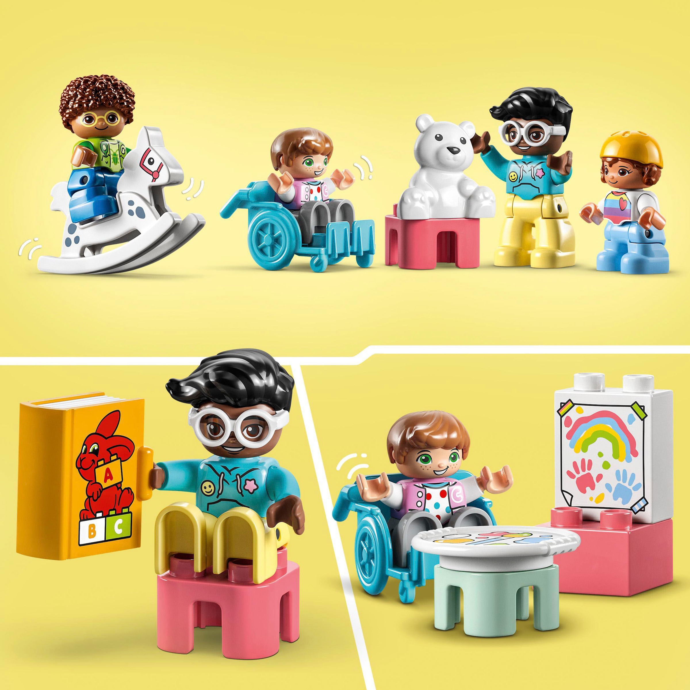 LEGO® Konstruktionsspielsteine »Spielspaß in der Kita (10992), LEGO® DUPLO«, (67 St.), Made in Europe