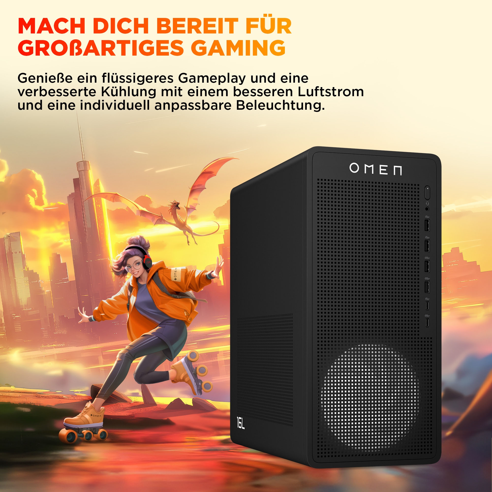 HP Gaming-PC »OMEN 16L DT TG03-0259ng«