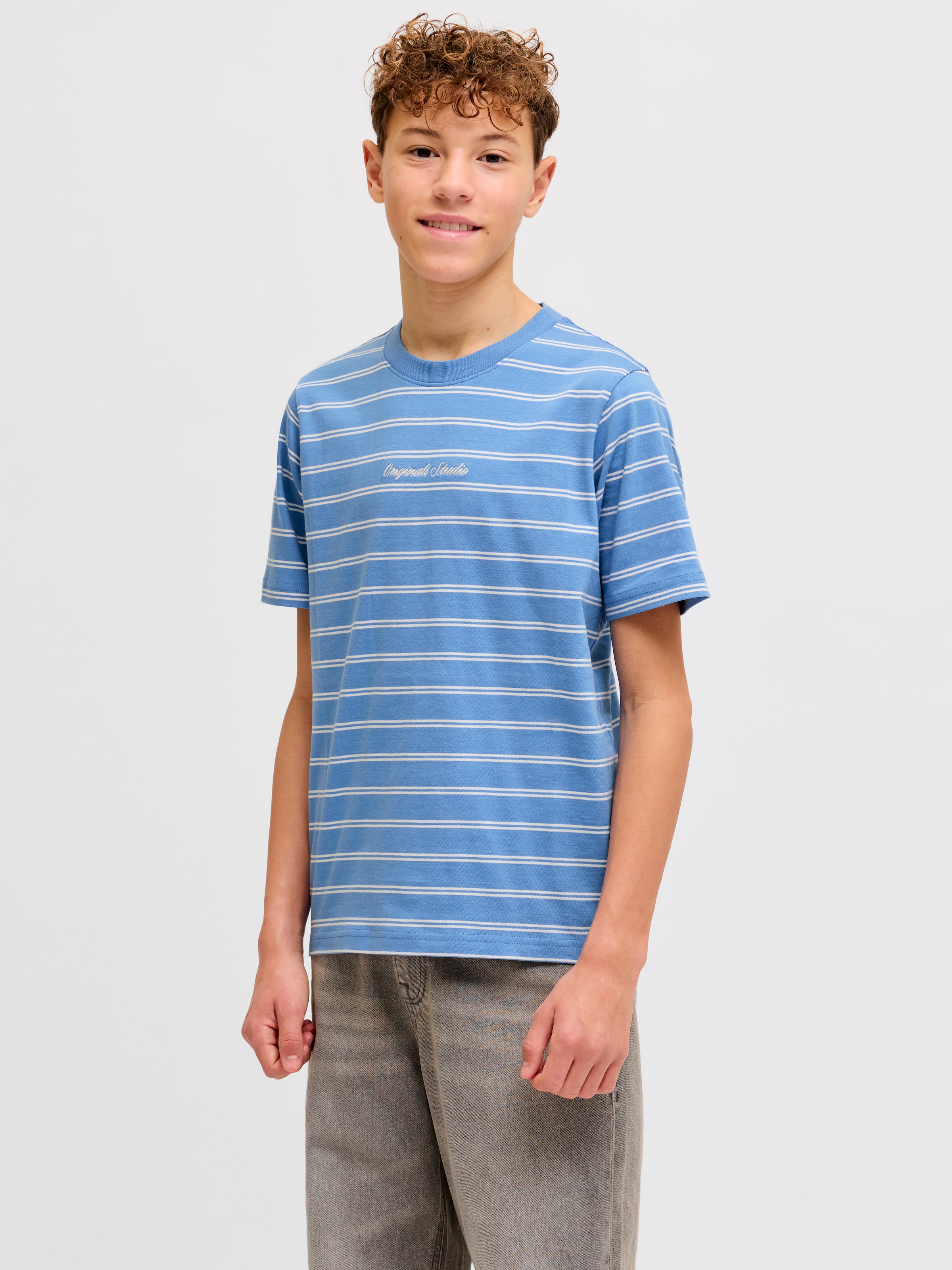 Jack & Jones Junior T-Shirt »JORNORREBRO STRIPE TEE SS CN JNR«