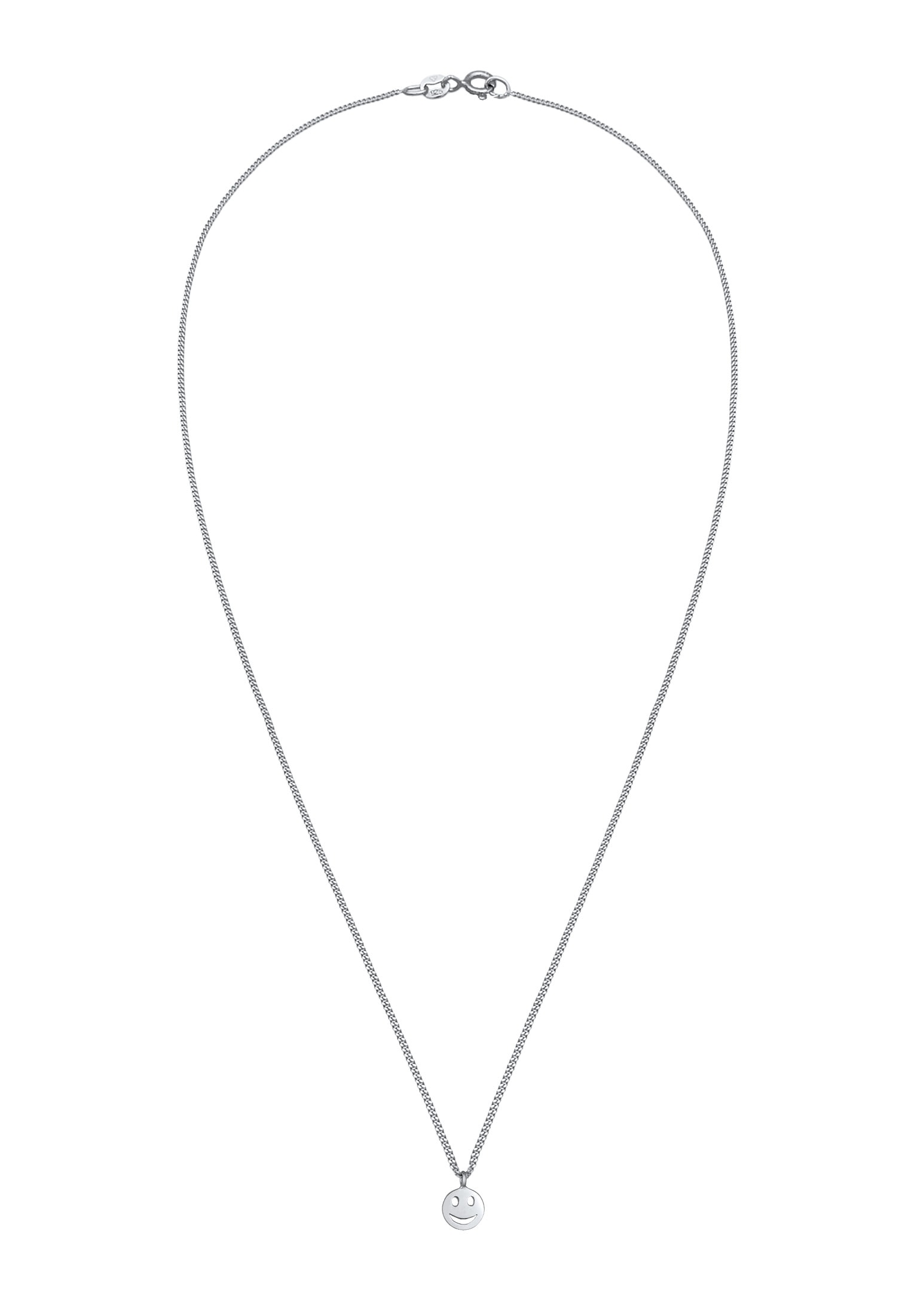 Elli Kette mit Anhänger »Halskette mit Happy Smiling Face 925 Silber«