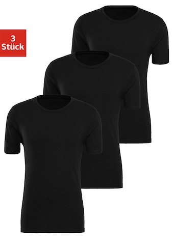 Bench. T-Shirt, (3 tlg.), super geeignet zum Drunterziehen, perfekte Passform, aus... kaufen