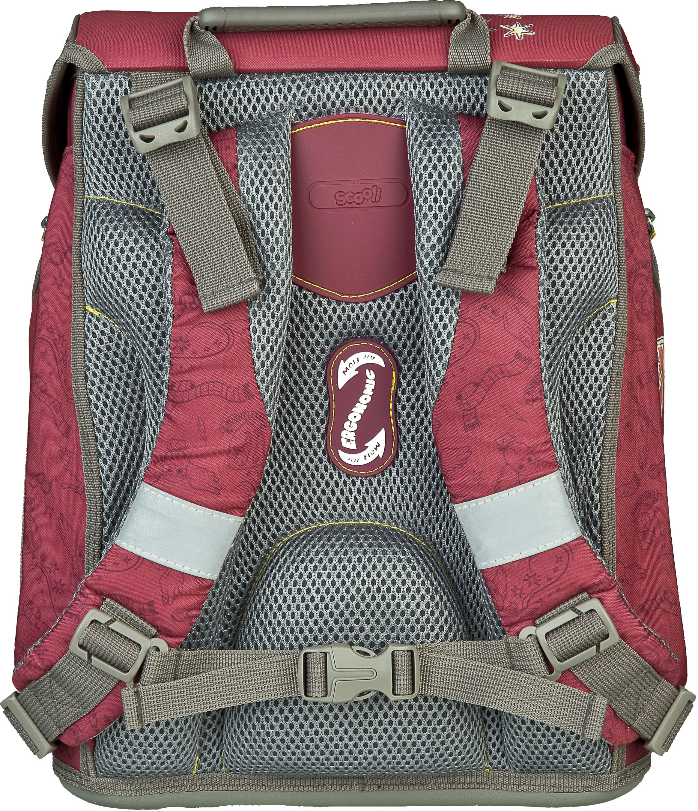 Scooli Schulranzen »EasyFit, Harry Potter II«, Reflektoren