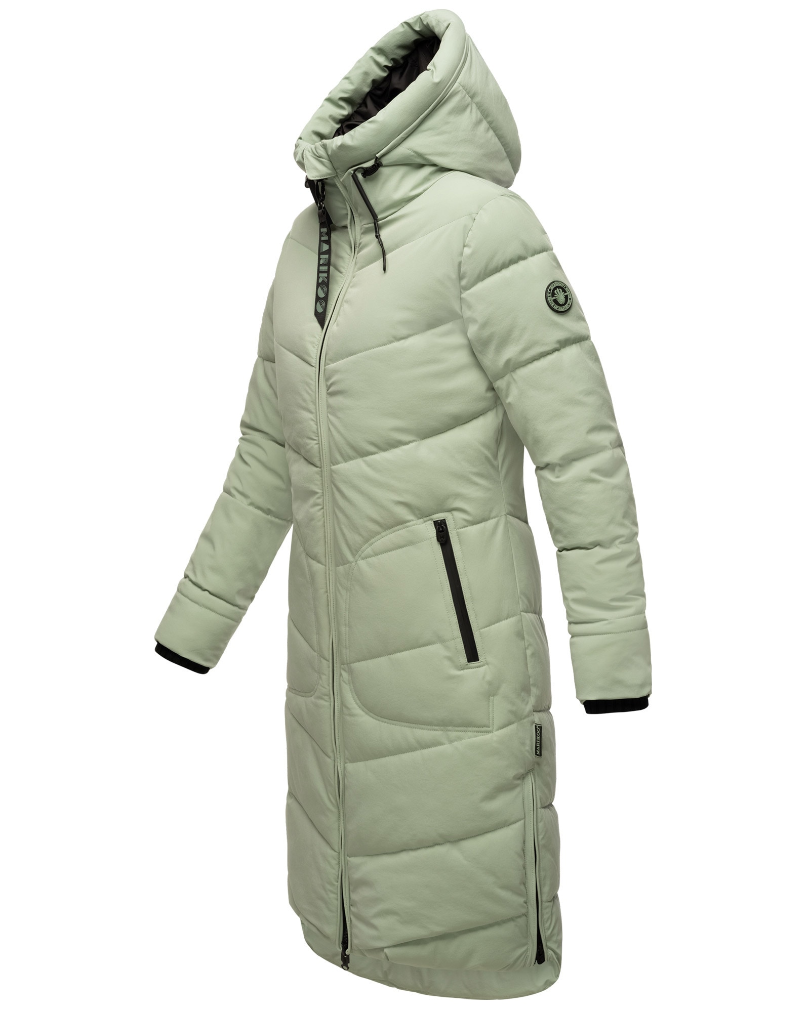 Marikoo Winterjacke »Marikoo Benikoo Damen lange Winterjacke B949«