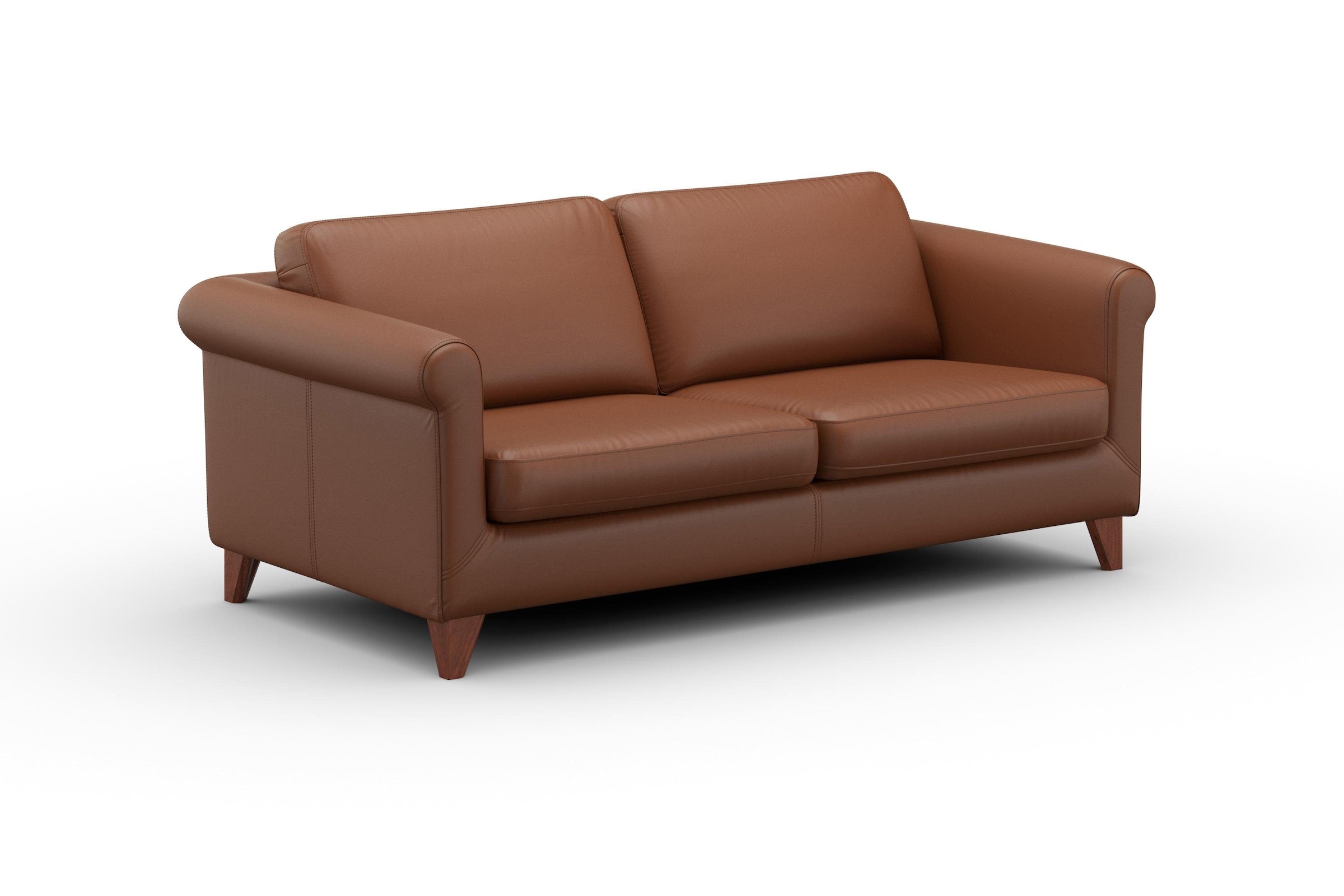 machalke® 2,5-Sitzer »amadeo«, Ledersofa mit geschwungenen Armlehnen, Breite 180 cm