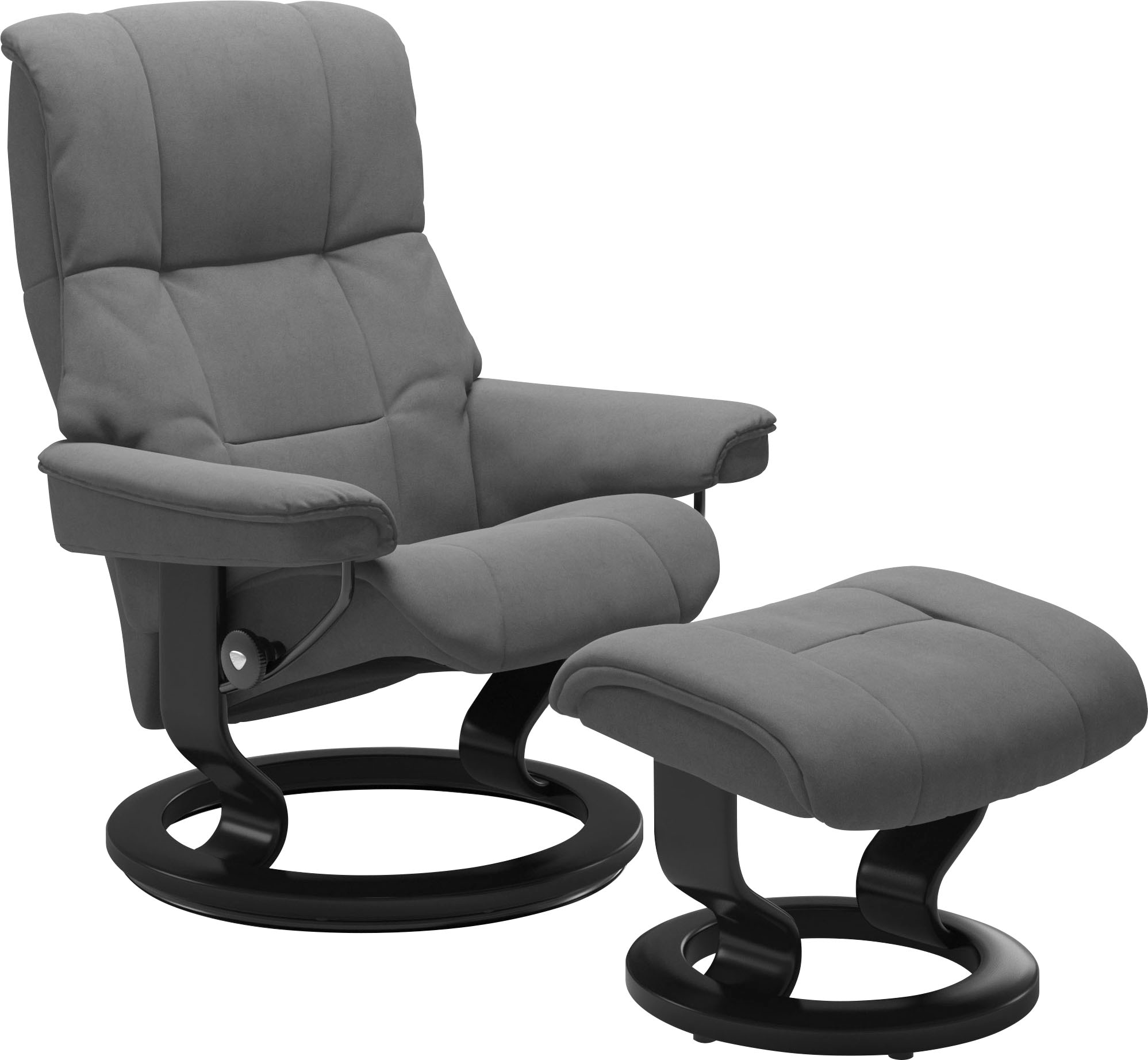 Stressless® Relaxsessel »Mayfair« Relaxsessel mit Hocker,  mit Hocker, mit Classic Base, Größe S, M & L, Gestell Schwarz
