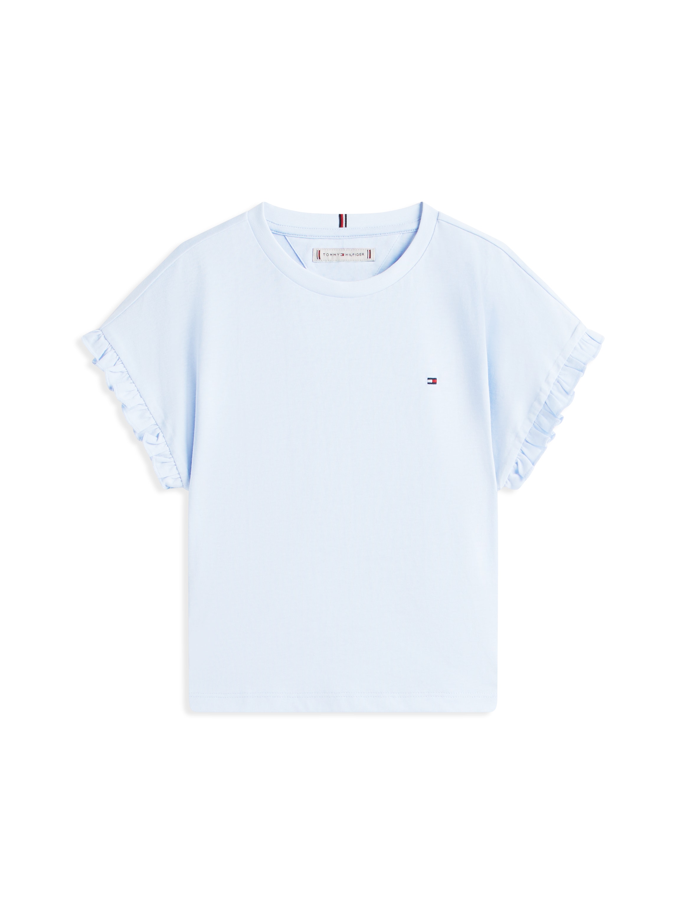 Tommy Hilfiger T-Shirt »ESSENTIAL TOP SHORT SLEEVE« Kinder bis 16 Jahre, mit Rüschen, relaxed fit