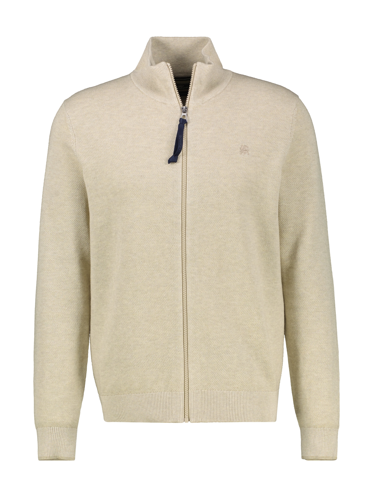 LERROS Strickfleecejacke, ohne Kapuze, mit Reißverchluss