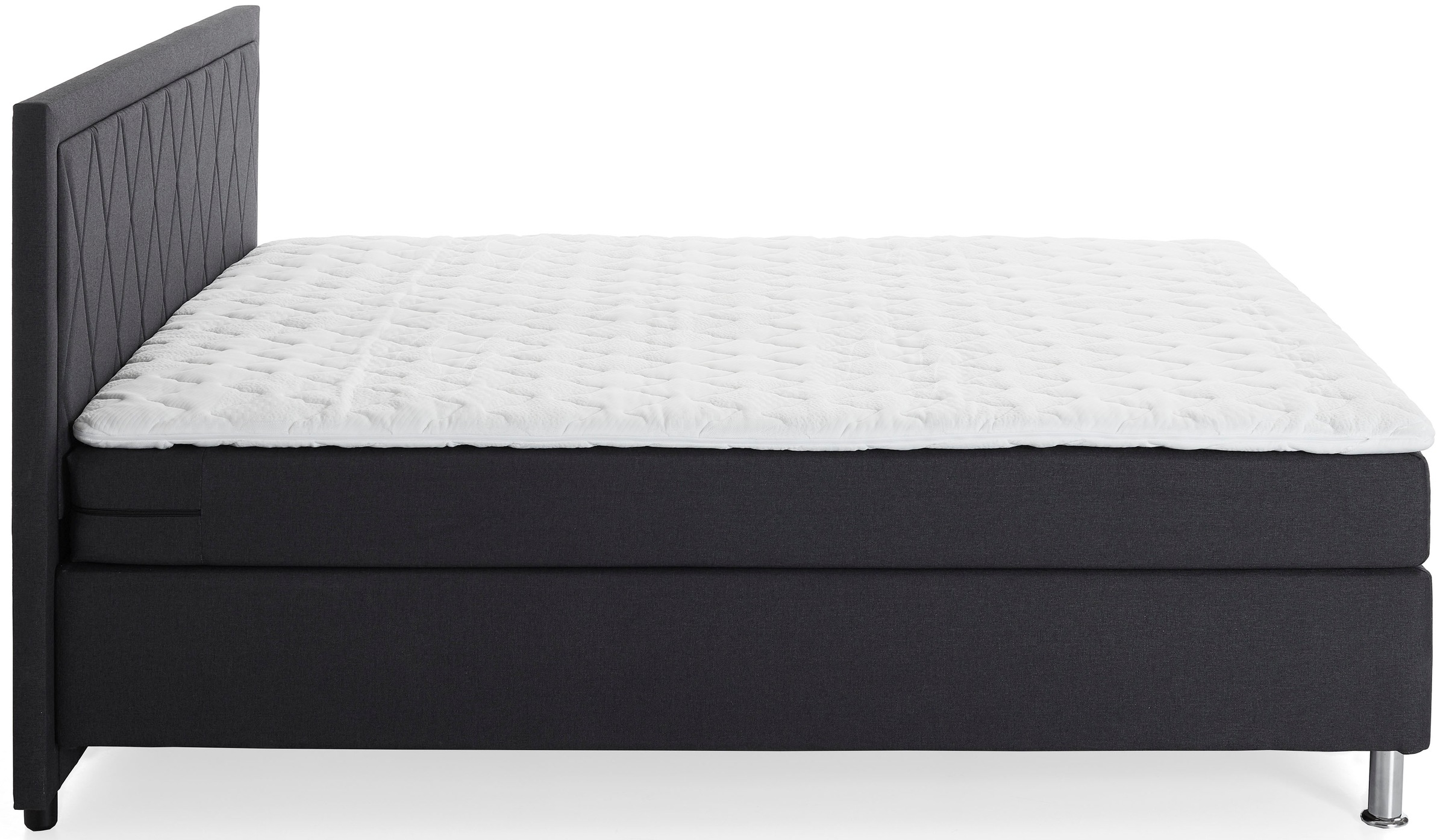 ATLANTIC home collection Boxbett »Helen« Tonnentaschenfederkern-Matratze und Topper, wahlweise mit Bettkasten