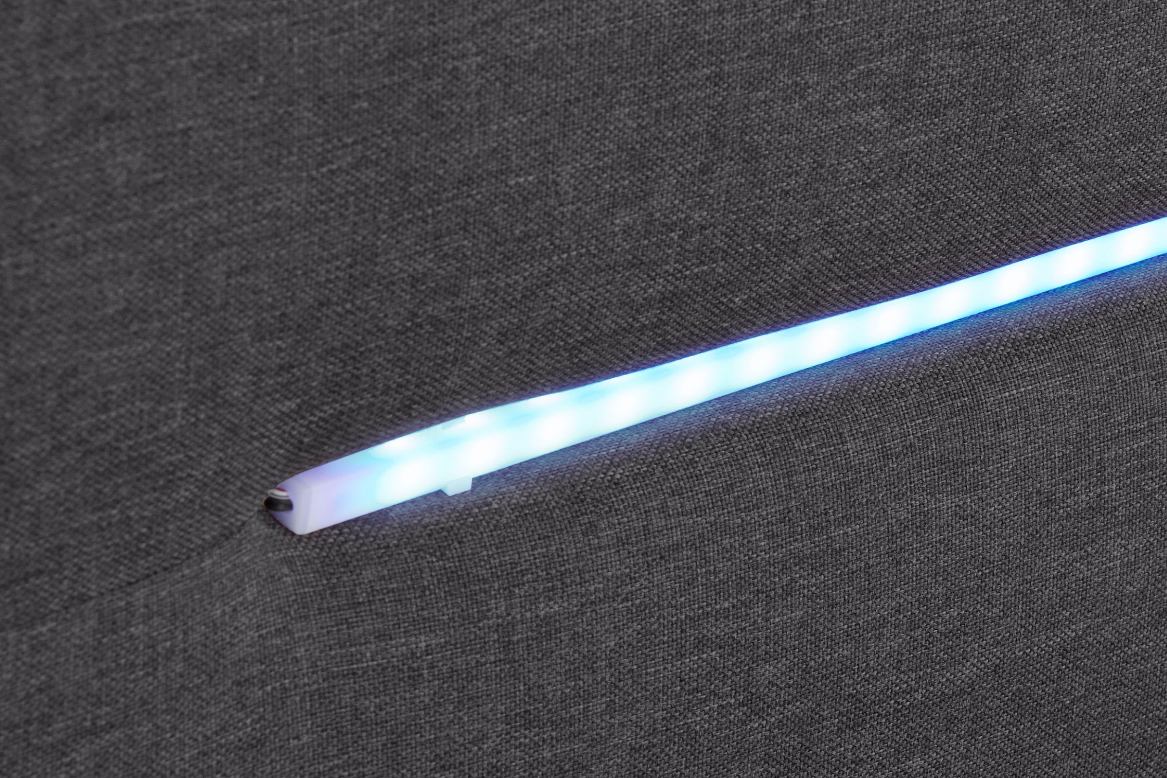 COTTA Boxbett »LIGHTSTAR mit Bettkasten & 5-Zonen-Taschen-Federkernmatratze« Inkl. Topper & LED-Licht, Zierkissen, 90/120/140 cm x 200 cm