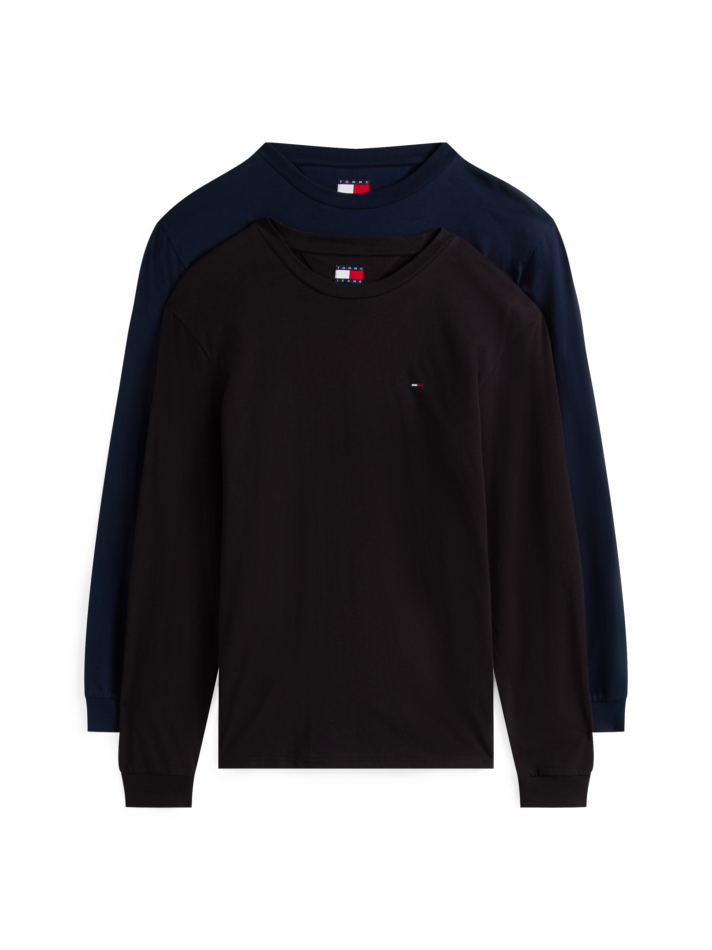 Tommy Jeans Longsleeve »TJM SLIM 2PACK L/S EXT«, (2 tlg.)