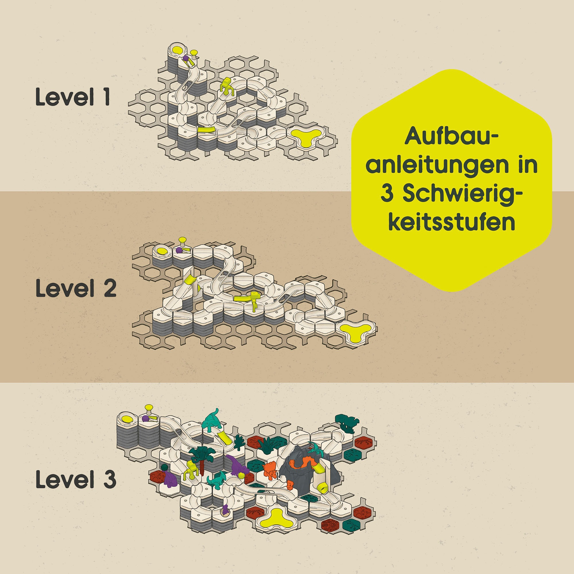 Ravensburger Kugelbahn-Bausatz »GraviTrax Junior Starter-Set XXL Dino« Made in Europe