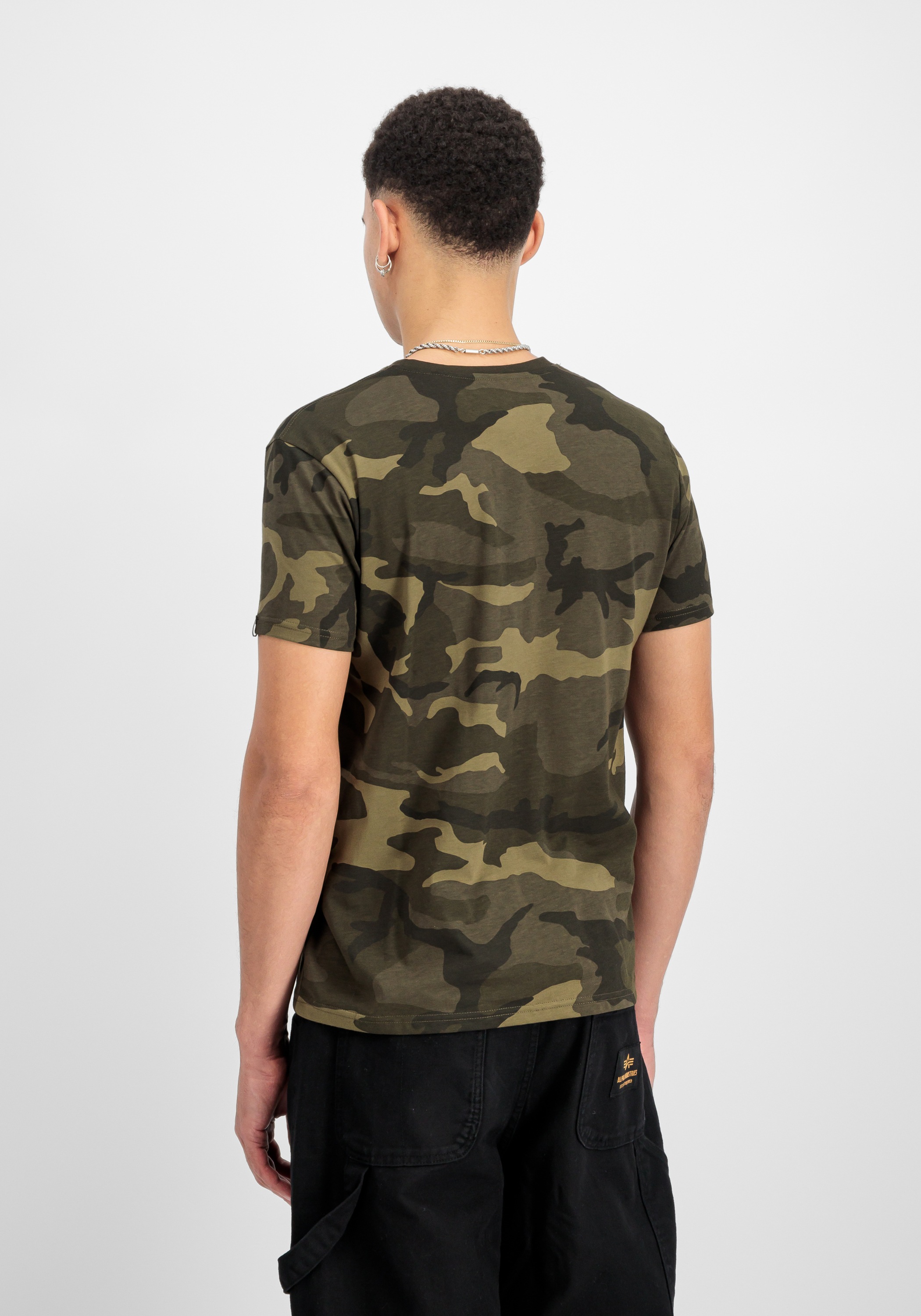 Alpha Industries T-Shirt »Alpha Industries Men - T-Shirts Basic T-Shirt BL Camo«