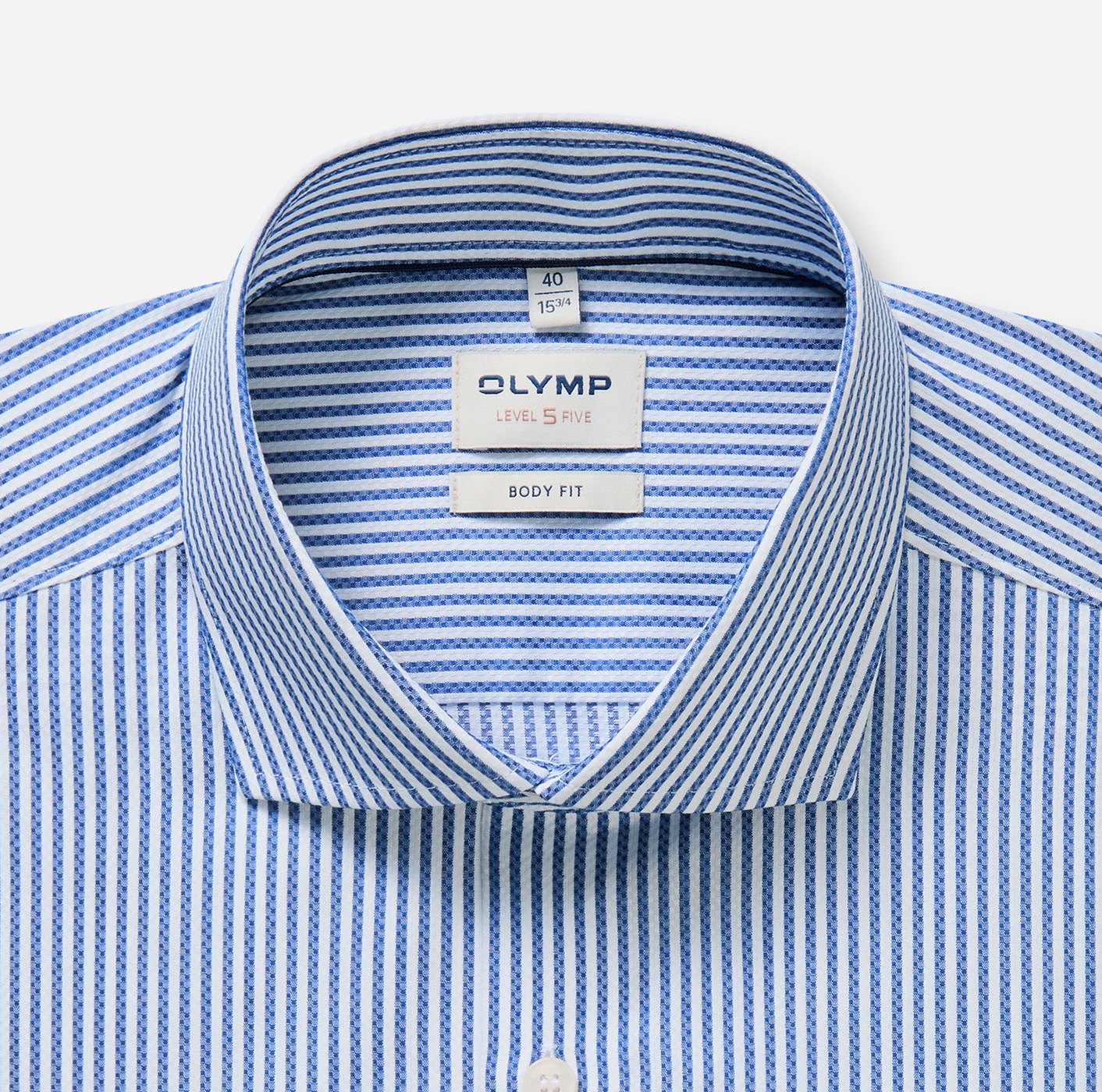 OLYMP Businesshemd »Level 5« Royal-Kentkragen, body fit