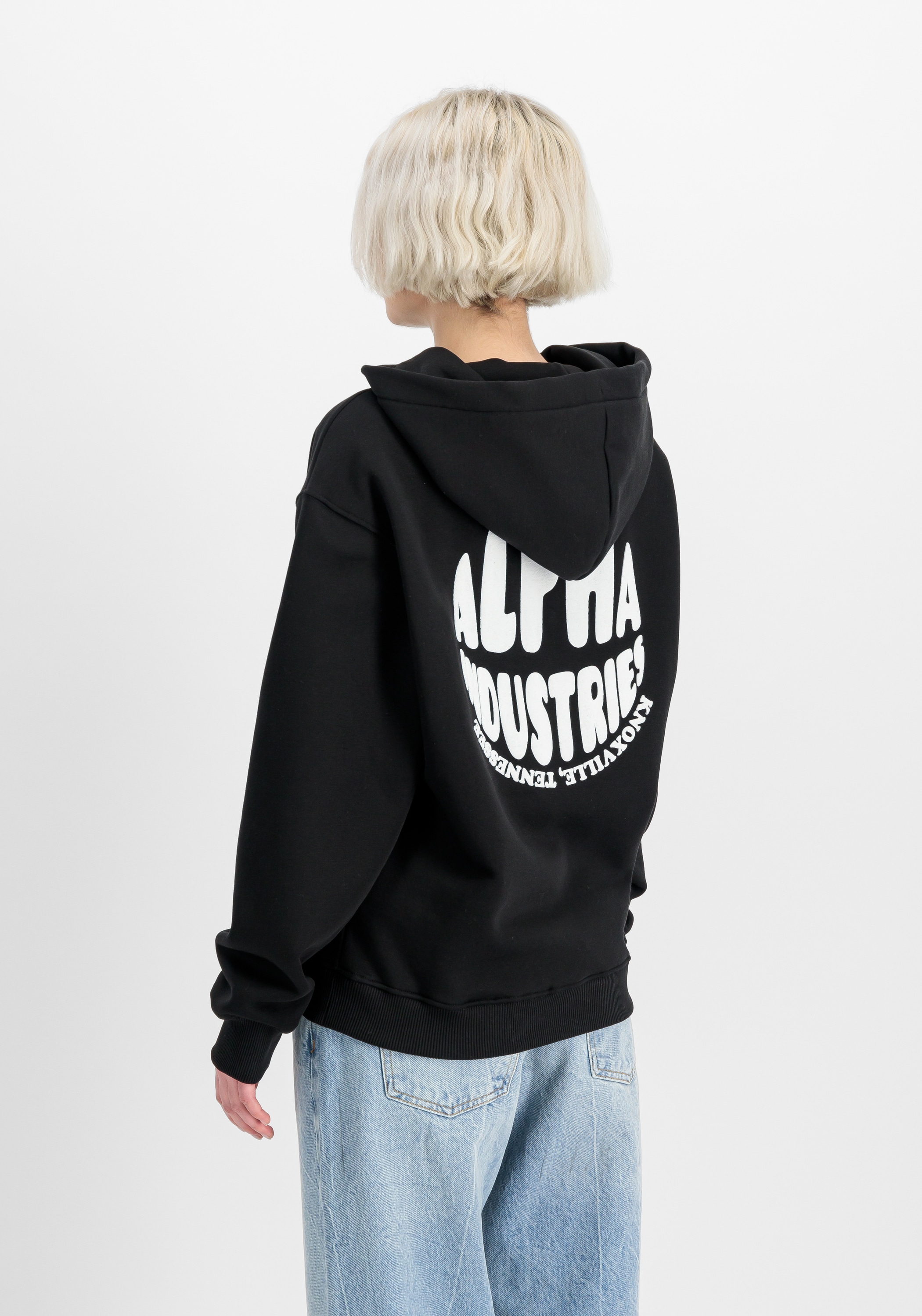 Alpha Industries Hoodie »Alpha Industries Women - Hoodies Logo Hoodie Backprint W«