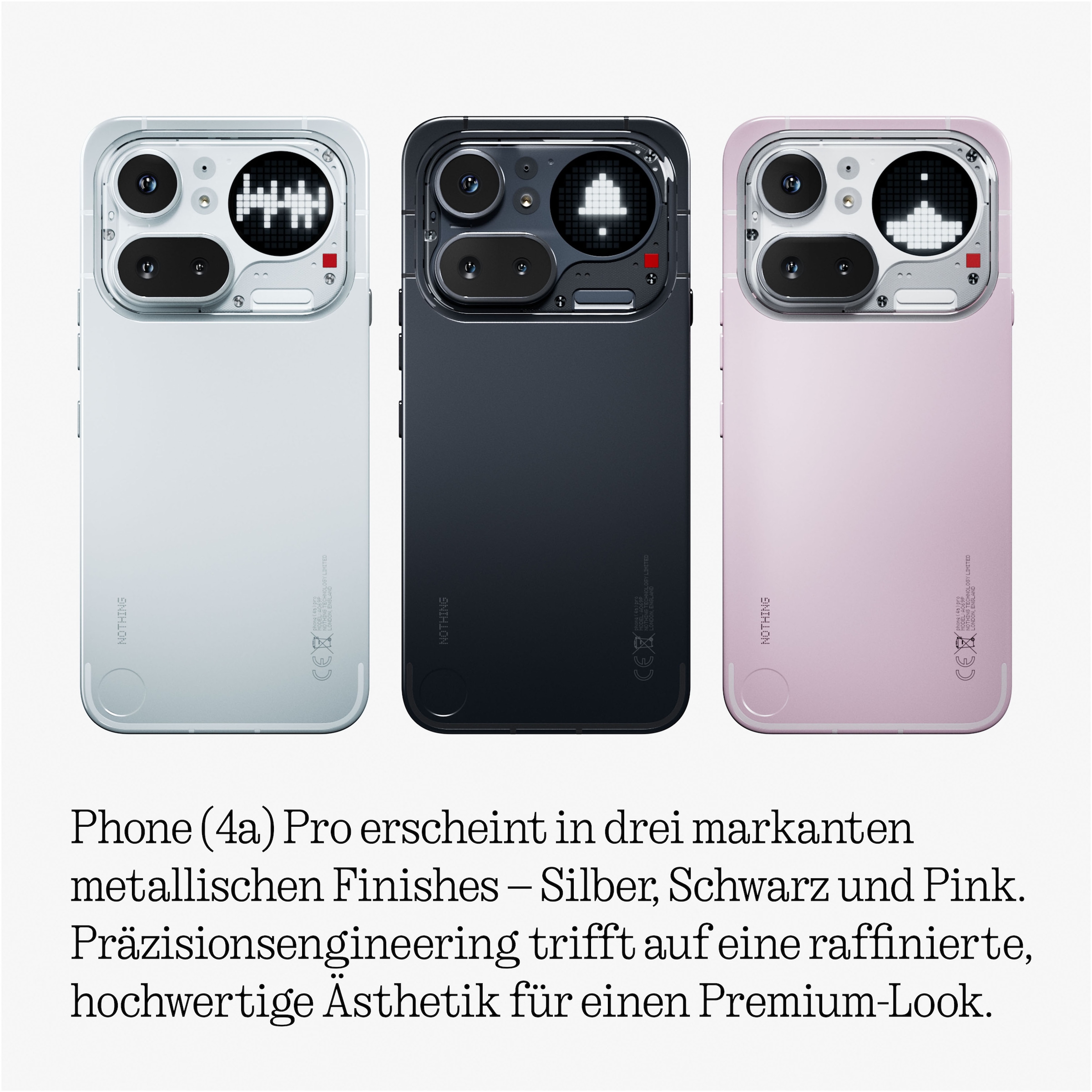 NOTHING Smartphone »Phone (4a) Pro« Pink