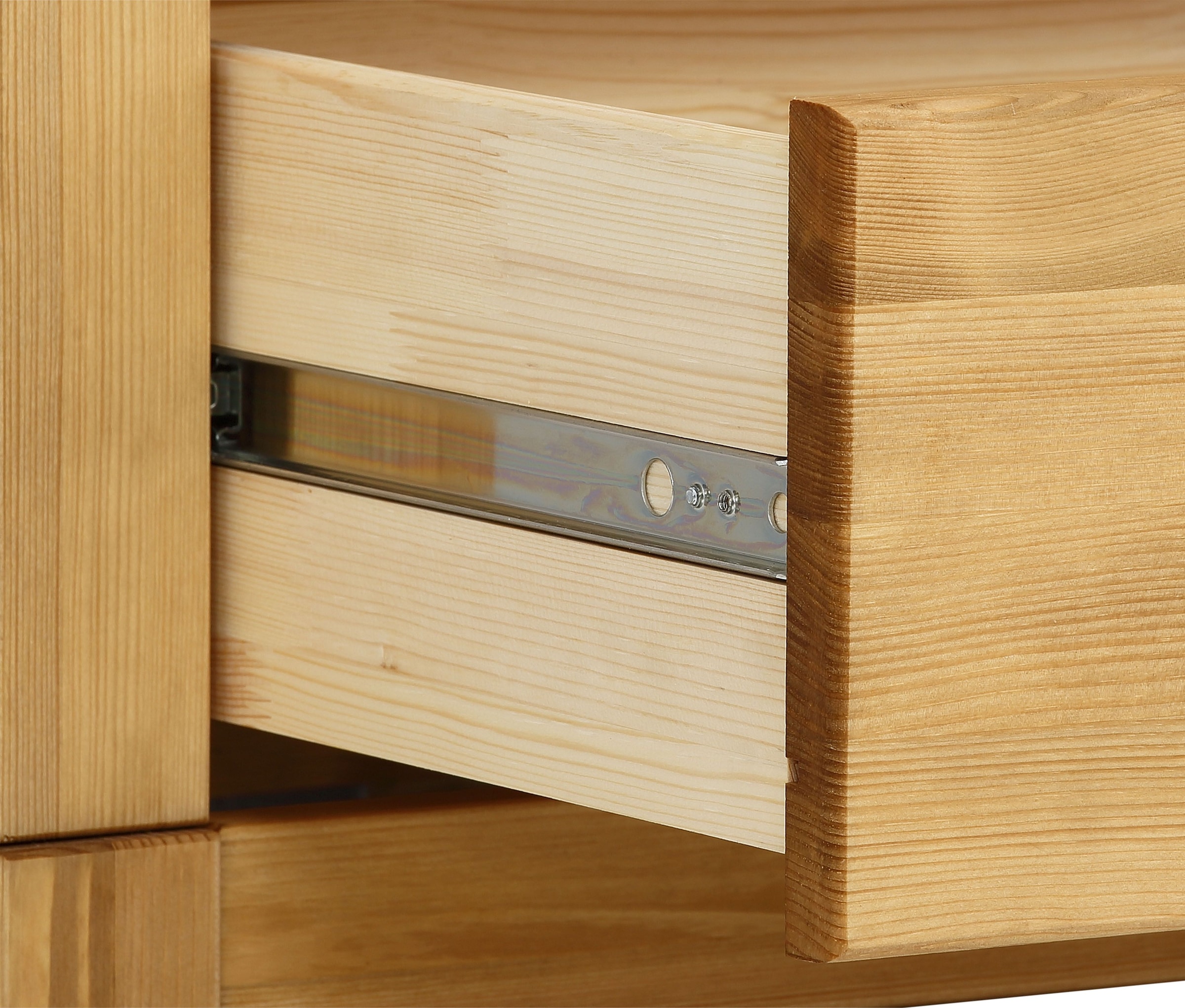 Home affaire Wäscheschrank »Rauna«, (B/H/T ca. 96/155/38 cm), aus massiver Kiefer, FSC®, 2-türig, 96cm breit