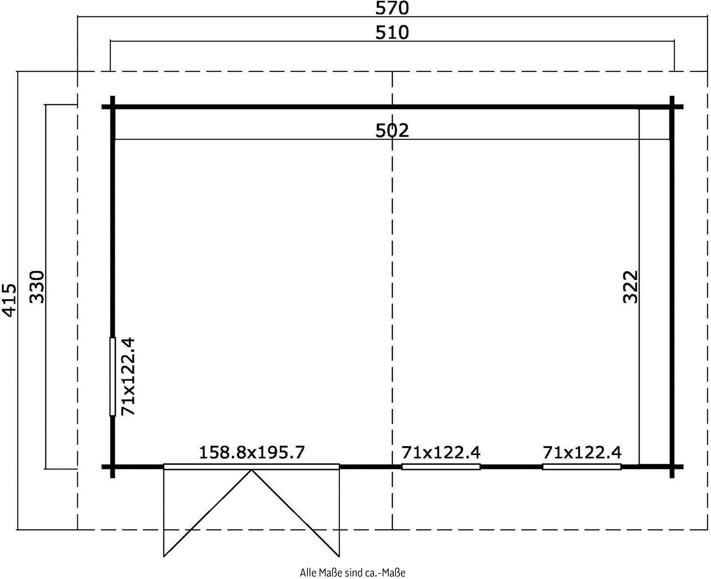 LASITA MAJA Gartenhaus »BARUDA«