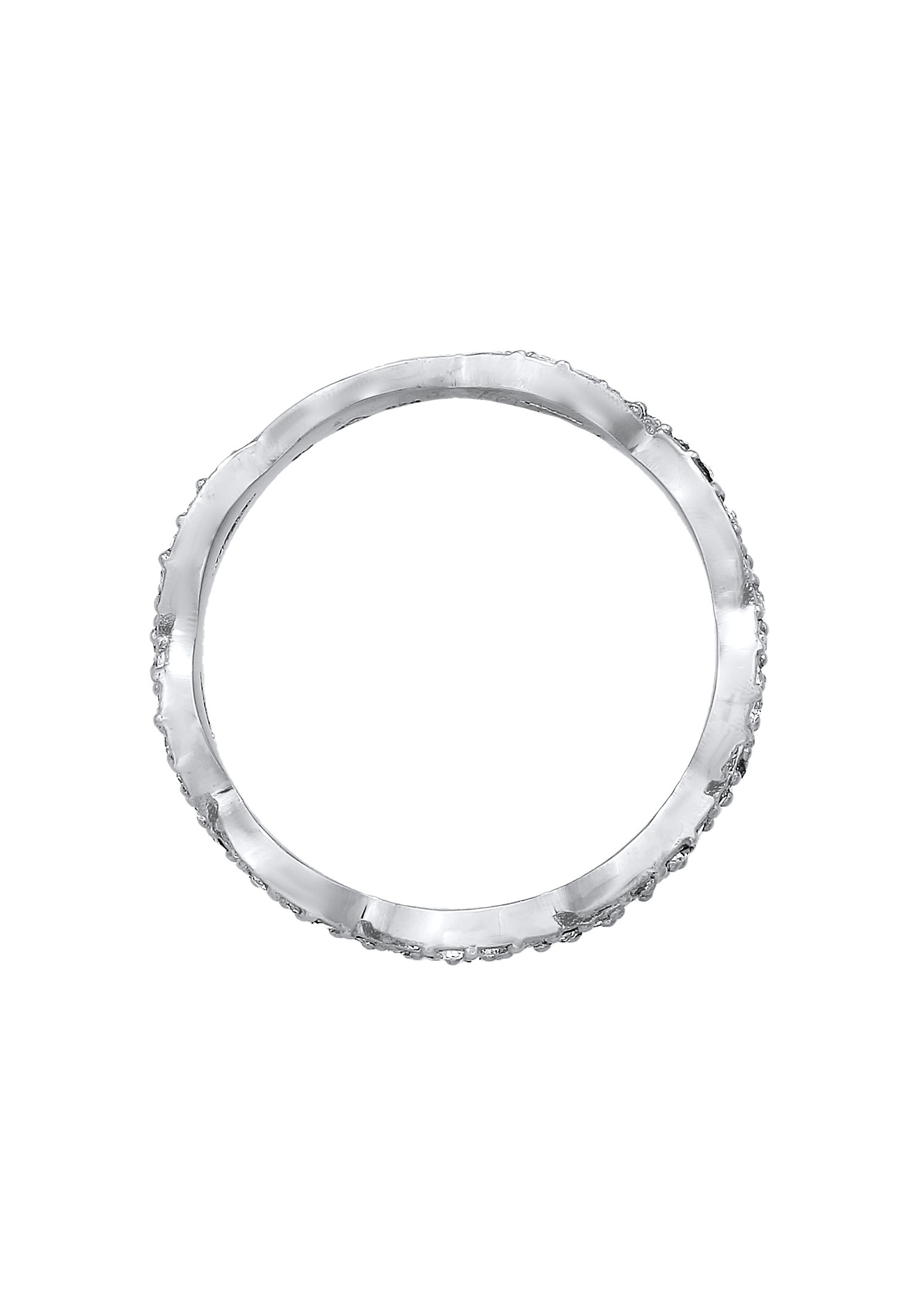 Elli Silberring »Ring Infinity Kristalle Unendlichkeit Liebe 925 Silber«