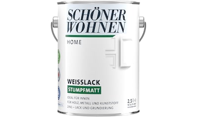 SCHÖNER WOHNEN-Kollektion Weißlack »Home Weisslack«, (1), stumpfmatt, 2500 ml kaufen