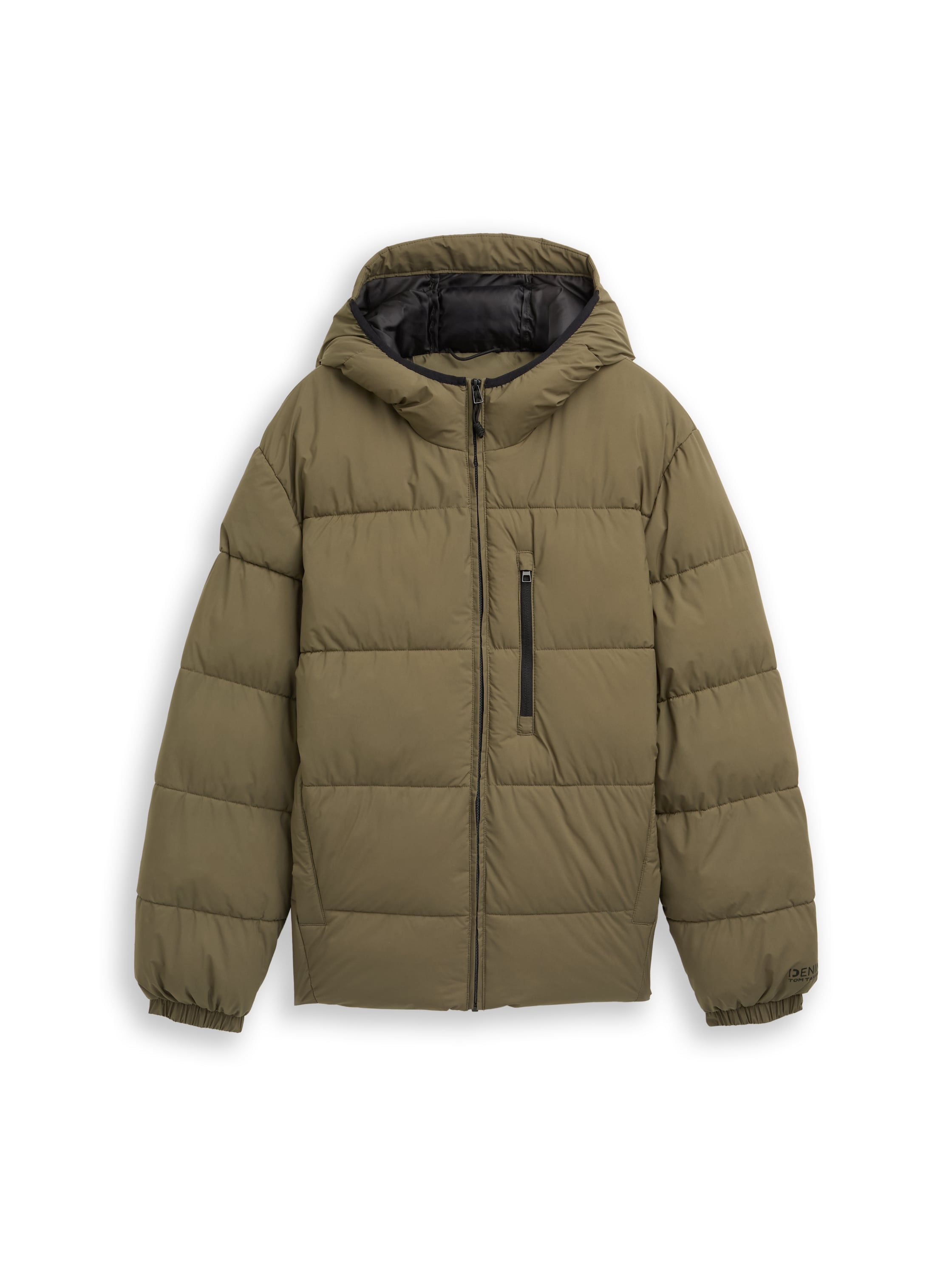 TOM TAILOR Denim Steppjacke, mit Kapuze, mit Kapuze
