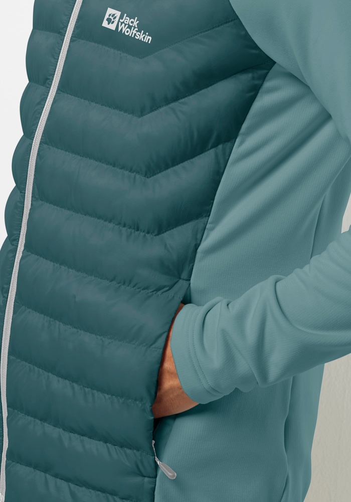 Jack Wolfskin Hybridjacke »ROUTEBURN PRO HYBRID M«, mit Kapuze