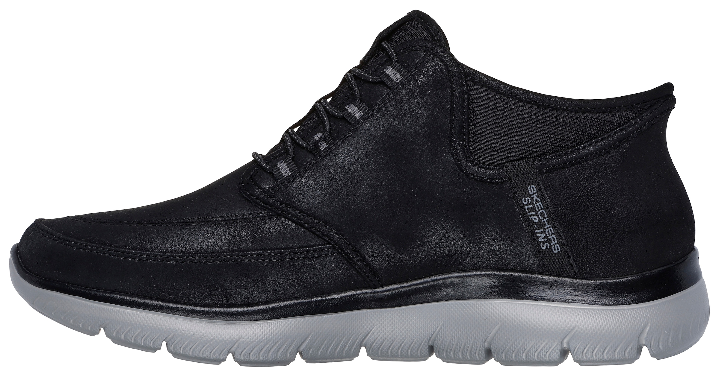 Skechers Slip-On Sneaker »SUMMITS«, Schnürboots, Mid Cut Sneaker mit Hands Free Slip-Ins™