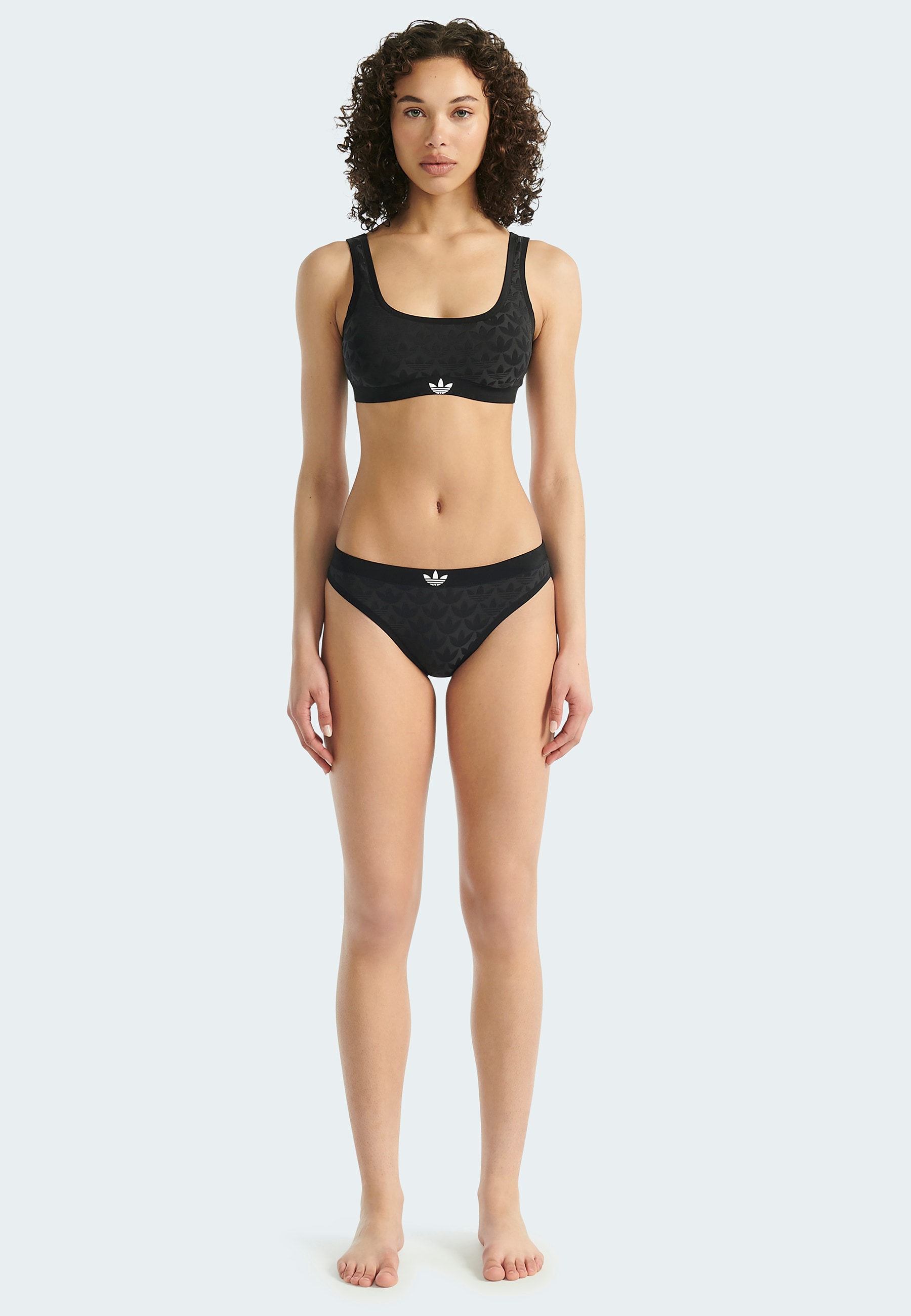 adidas Originals Bralette »Microterrot Monogram« elastischer Bund, Allover-Logo, weich, breite Träger