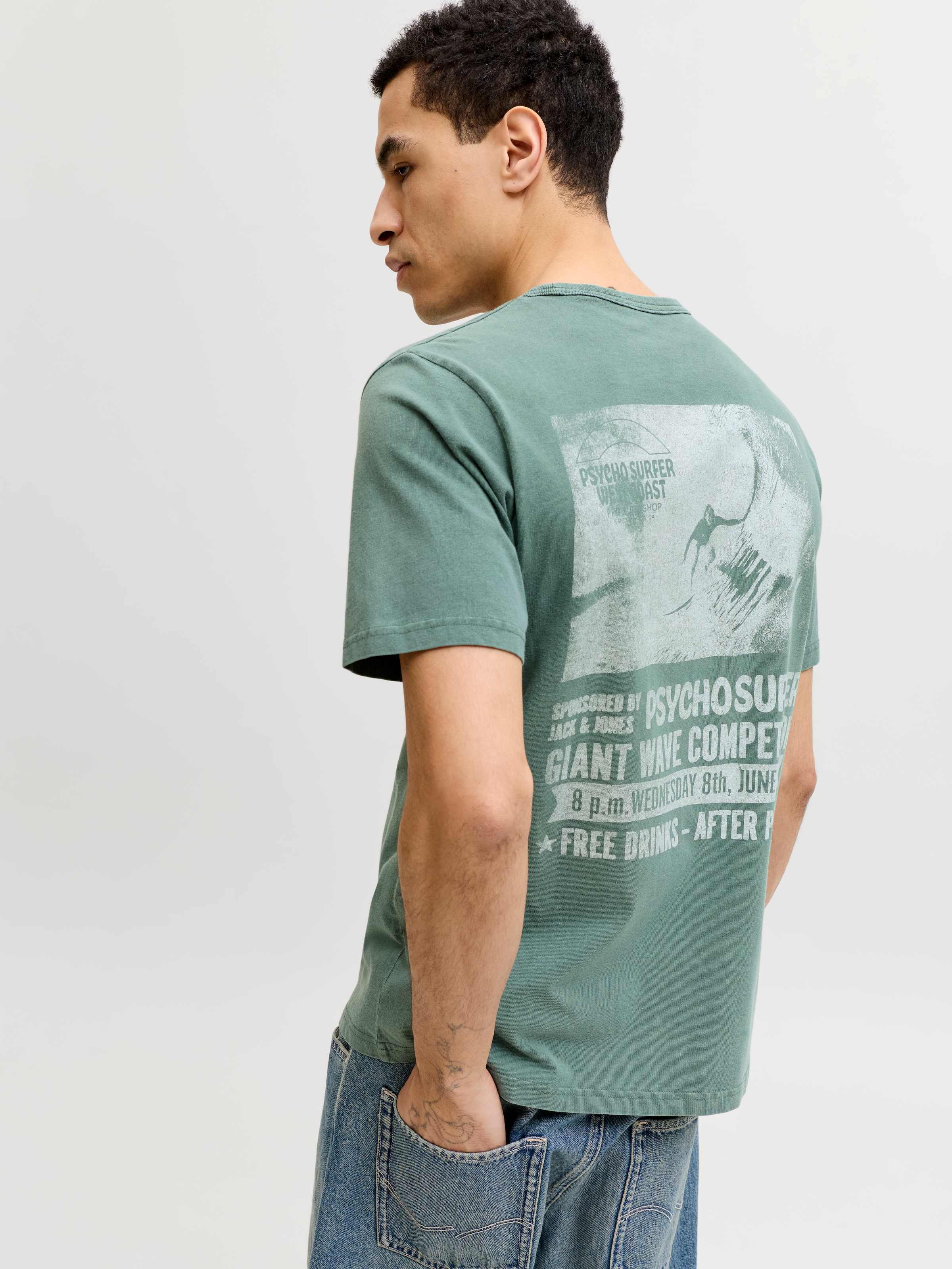 Jack & Jones T-Shirt »JPRBLUMAXWELL SS TEE« mit Print