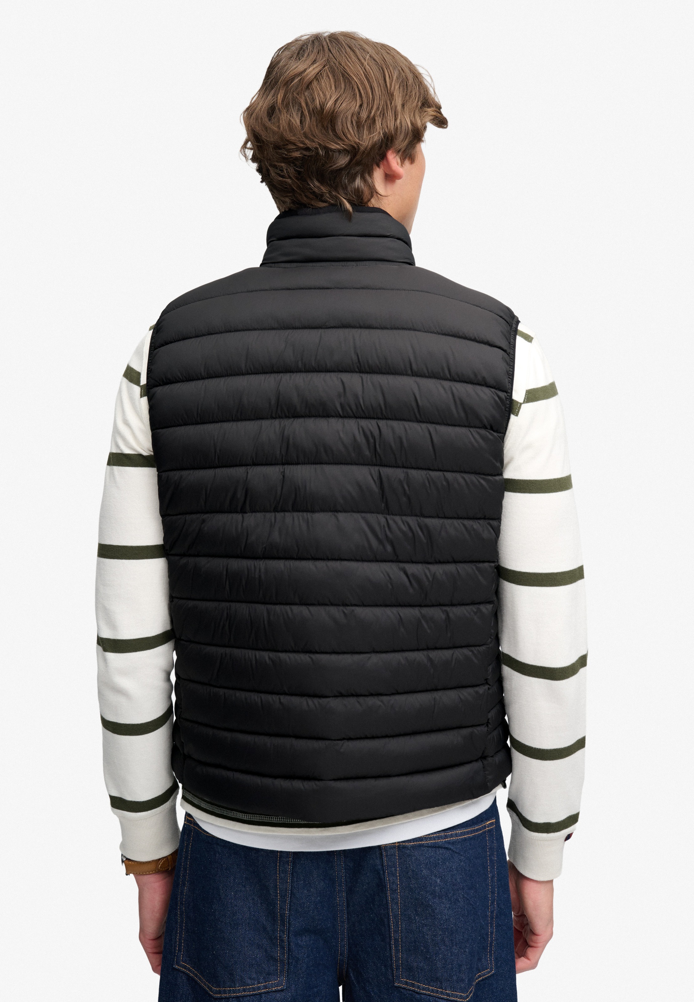 Superdry Steppweste »FUJI LITE PADDED GILET« Kunstfaser, slim fit
