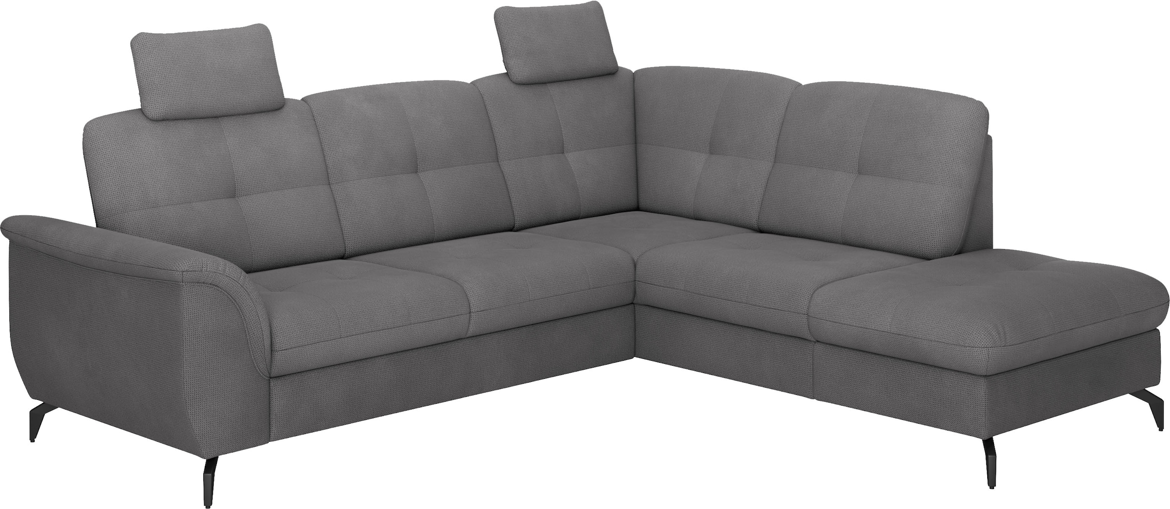 sit&more Ecksofa »Zora L-Form«, wahlweise mit Bettfunktion und Bettkasten