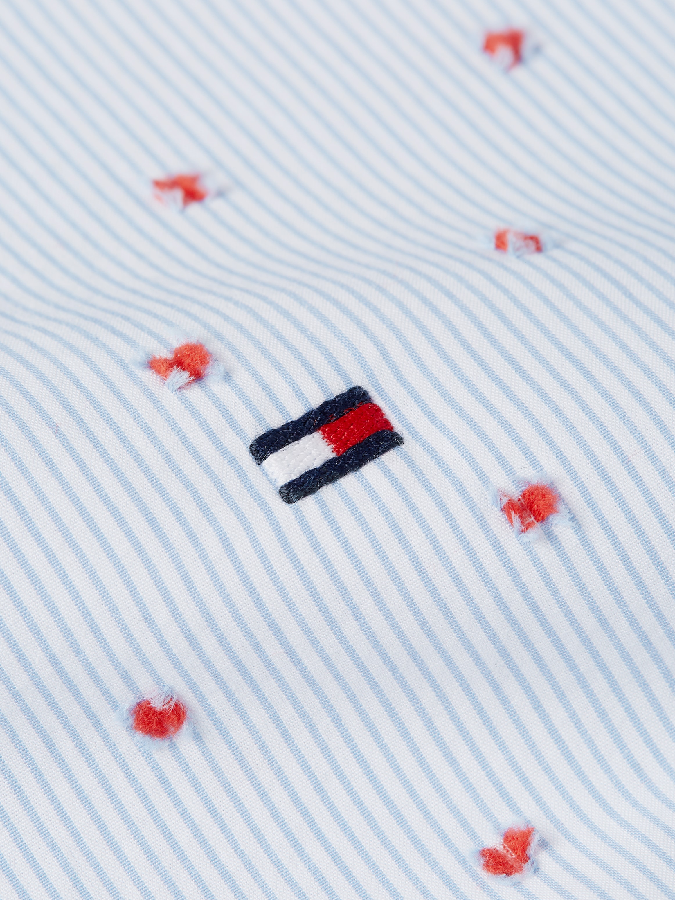 Tommy Hilfiger Langarmhemd »FIL COUPE SF SHIRT«, mit durchgehender Knopfleiste