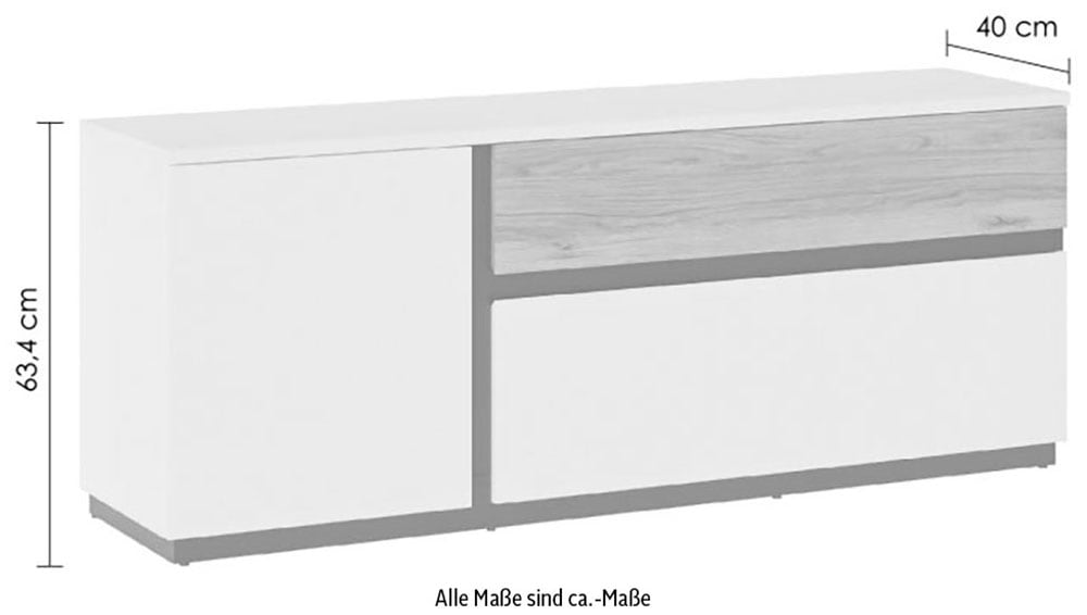 Home affaire Lowboard »Novena« Breite 160 cm