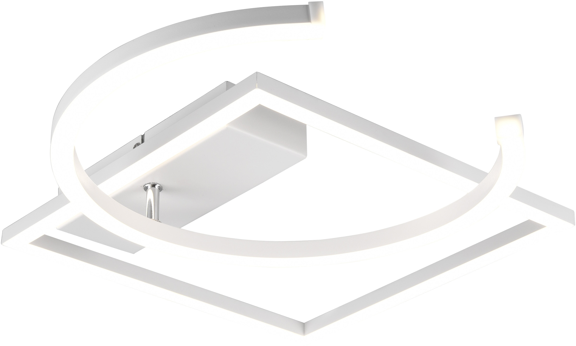 REALITY Leuchten LED Deckenleuchte »PIVOT«, 1 flammig, Leuchtmittel LED-Modul | LED fest integriert, über Wandschalter dimmbar, zur Wand-und Deckenmontage geeignet