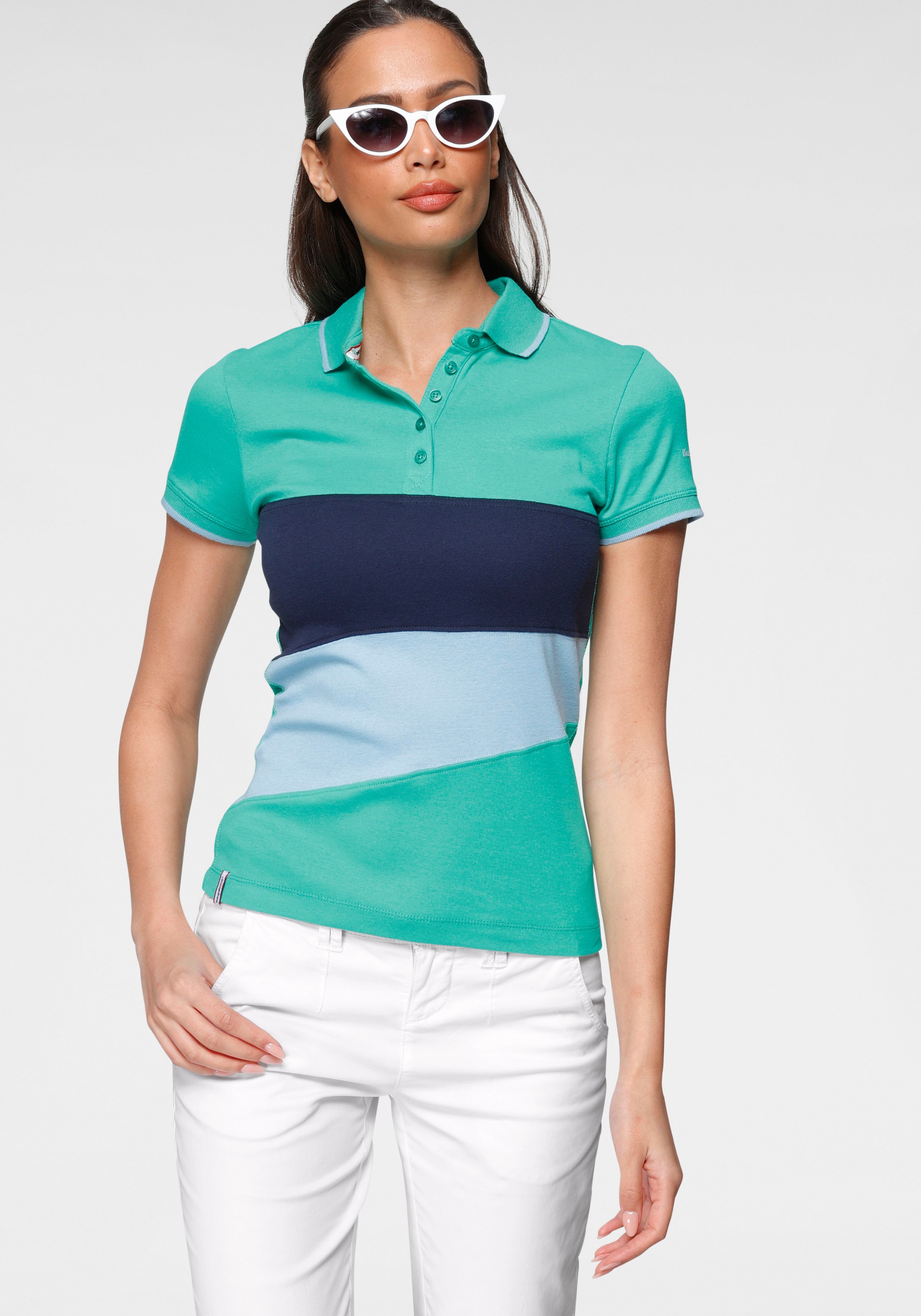 KangaROOS Poloshirt, mit Colorblocking kaufen bei OTTO