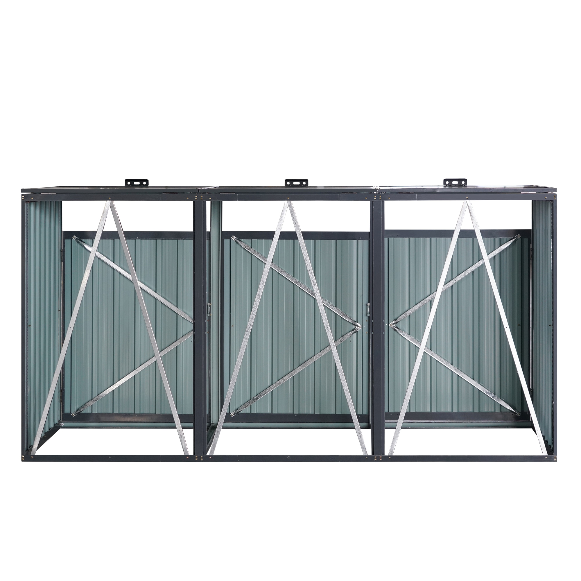 KONIFERA Mülltonnenbox »Santander« BxTxH: 240x80x122 cm