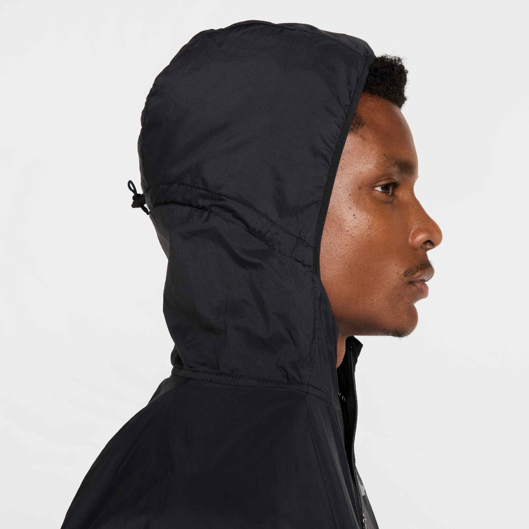 Nike Laufjacke »M NK UV RPL STRIDE JACKET« mit Kapuze für sportliche Aktivitäten, mit Kapuze, wasserabweisend