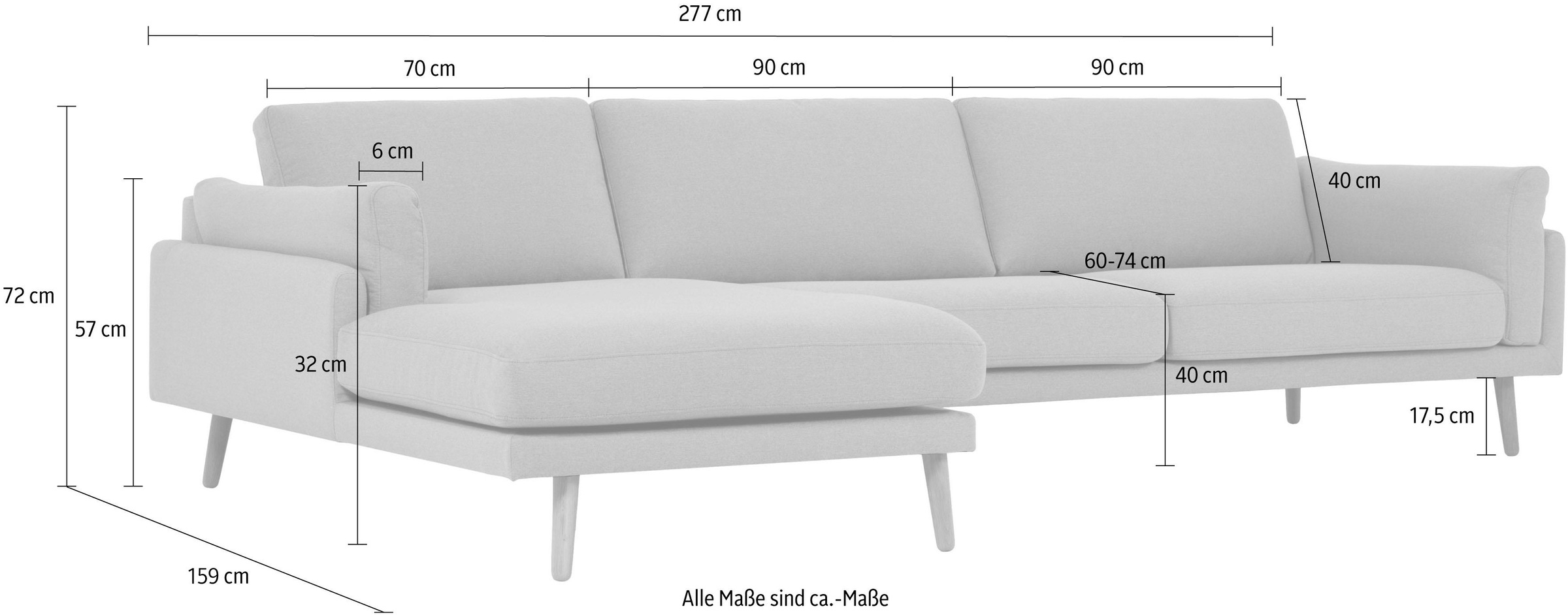 andas Ecksofa »Malvik«, Design by Anders Nørgaard