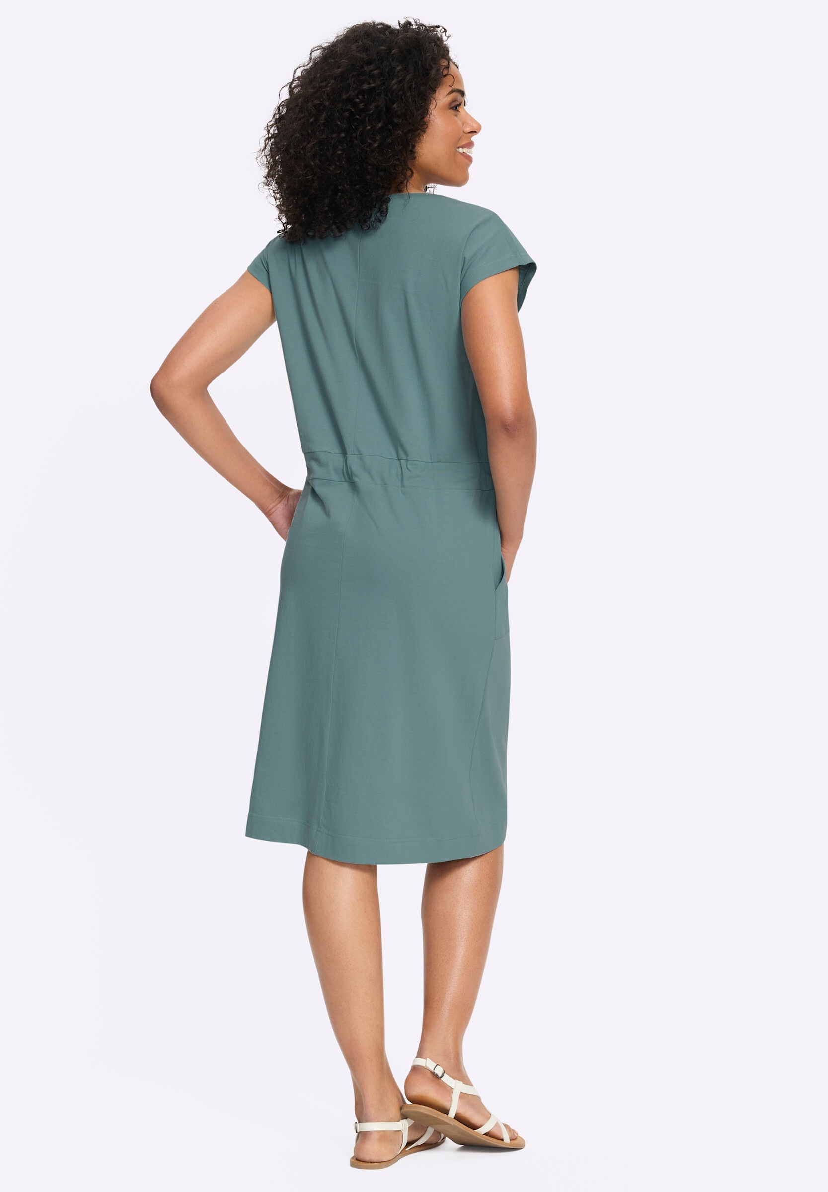 Sieh an! Shirtkleid »Jersey-Kleid Jerseykleid mit Bindeband«