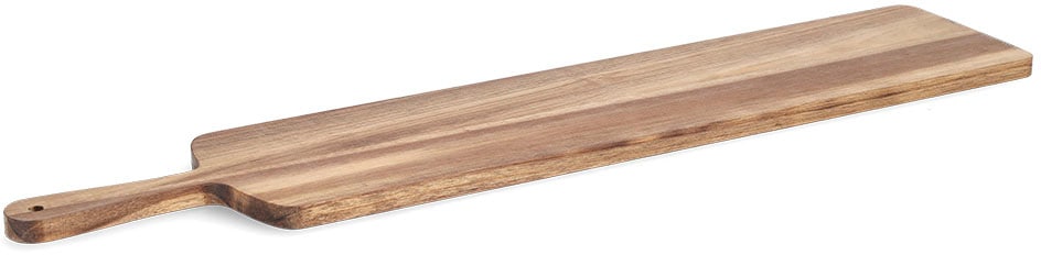 Zeller Present Servierbrett stilvoll in beige, Größe B/H/L: 15,5 cm x 1,5 cm x 75 cm