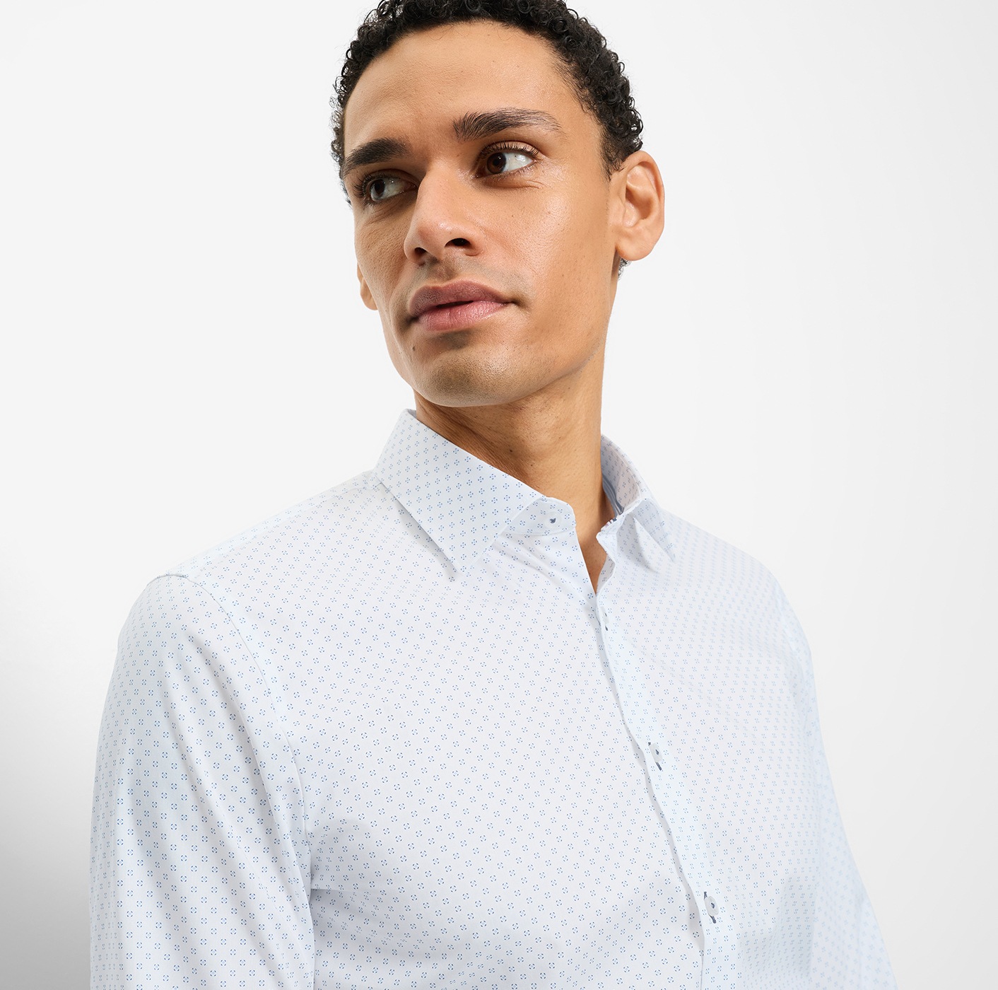 OLYMP Langarmhemd »No. Six« Businesshemd, super slim, Kentkragen