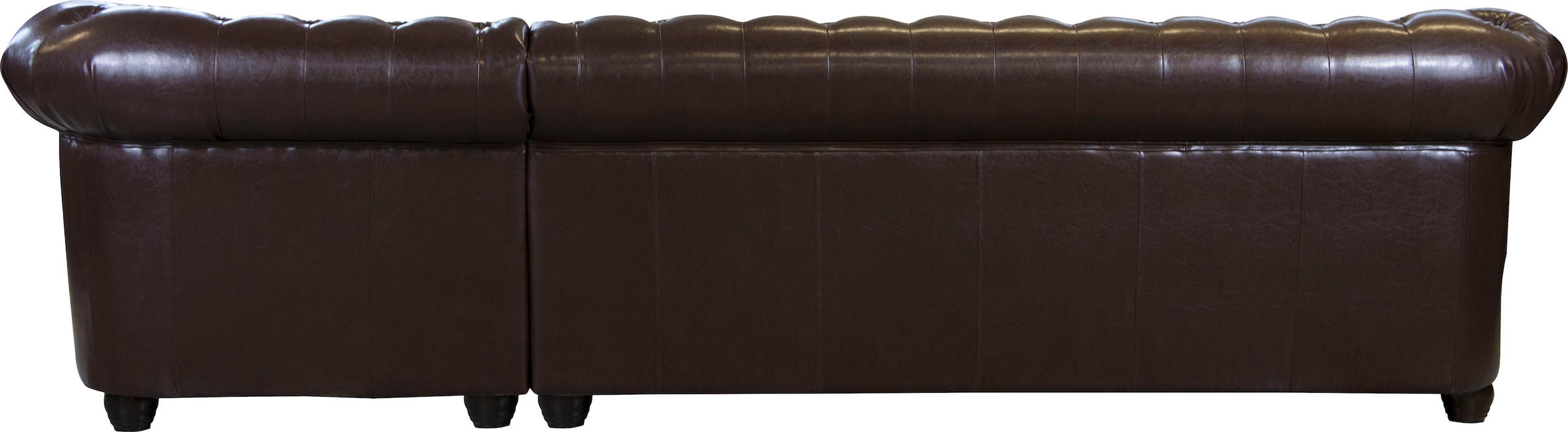Home affaire Chesterfield-Sofa »Rysum L-Form«, Chesterfield-Optik, langer Schenkel links oder rechts