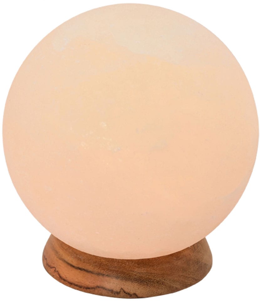 HIMALAYA SALT DREAMS Salzkristall-Tischlampe »Planet«, Handgefertigt aus Salzkristall - jeder Stein ein Unikat, ca.3 kg