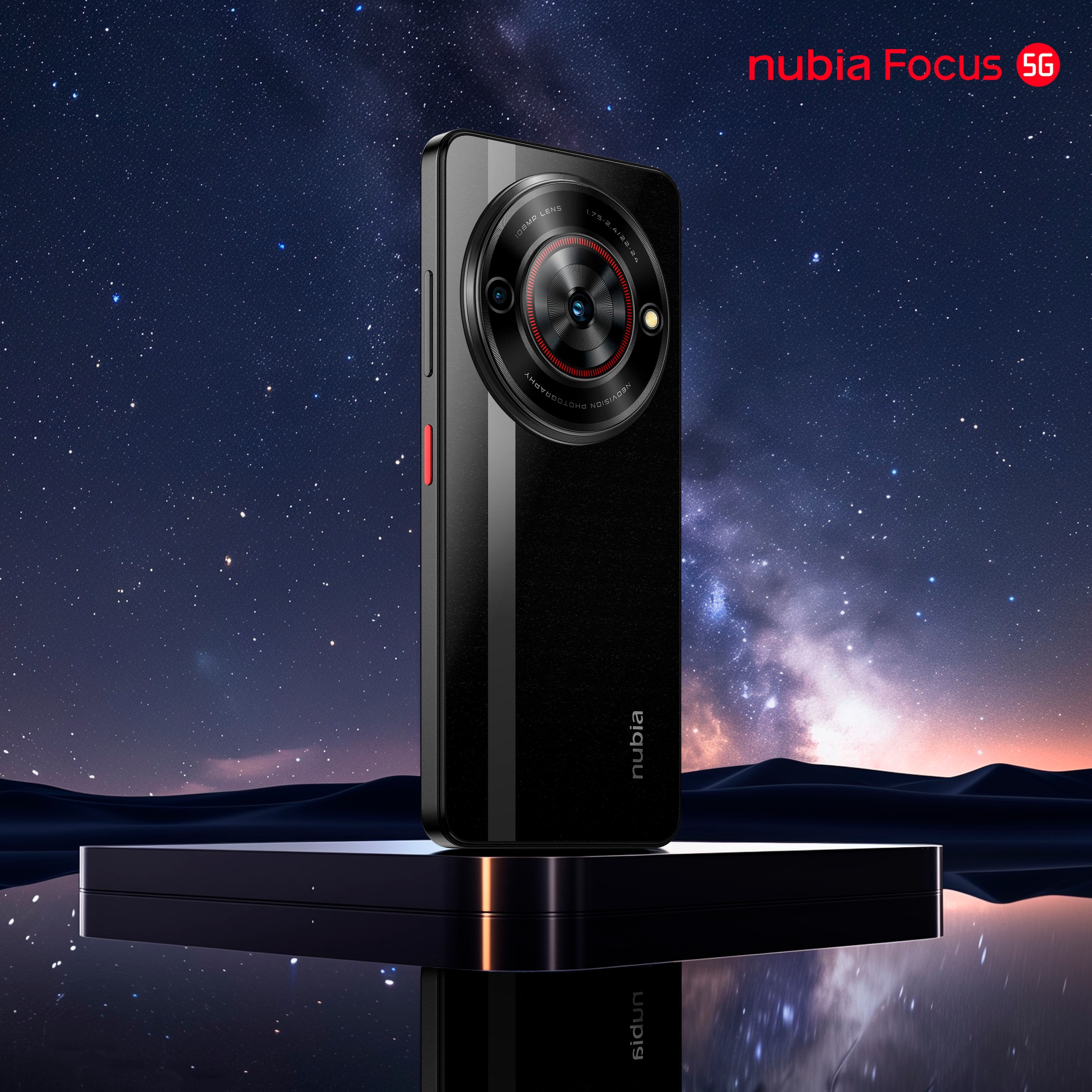 Nubia Smartphone »Focus 5G«, schwarz