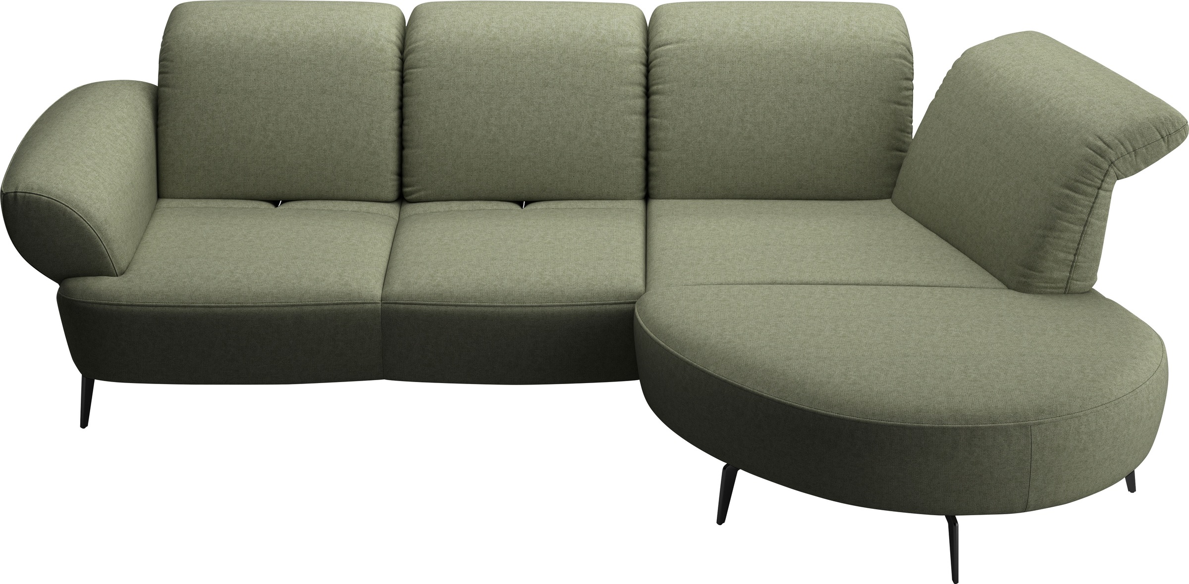 sit&more Ecksofa »Dance«, inkl.System Click&Seat und Sitztiefenverstellung